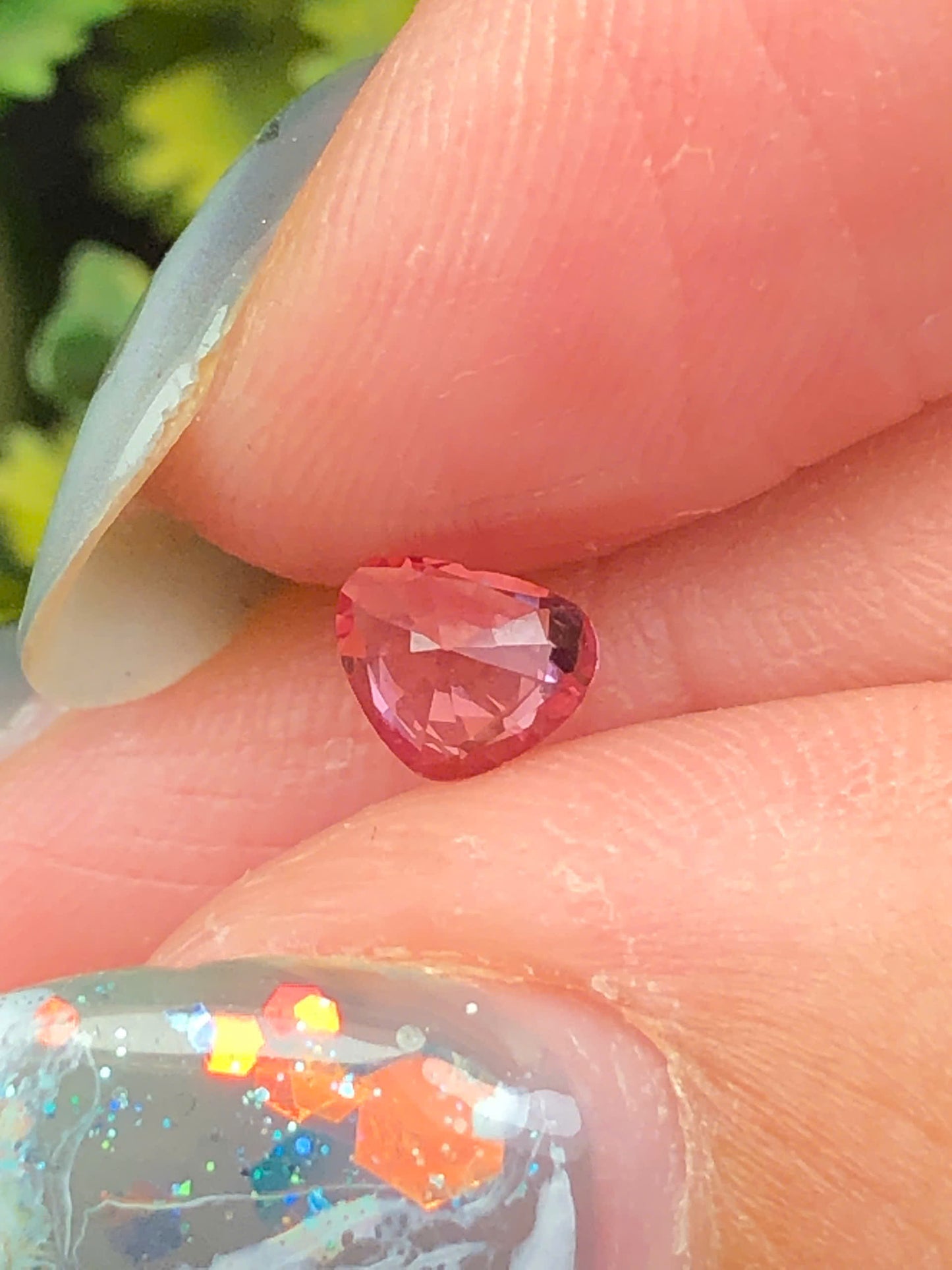 Natural orange red spinel Lucyen 0.36ct 200641HU