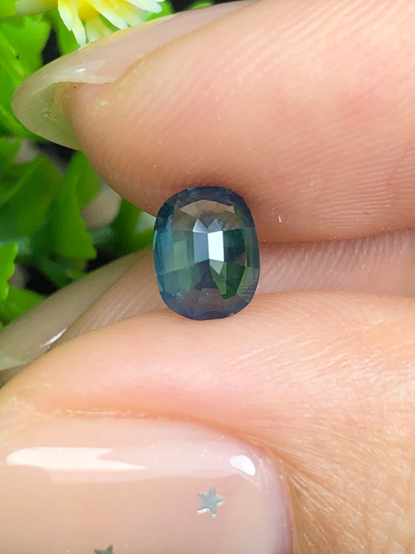 Natural teal blue sapphire LụcYên_13072650HU