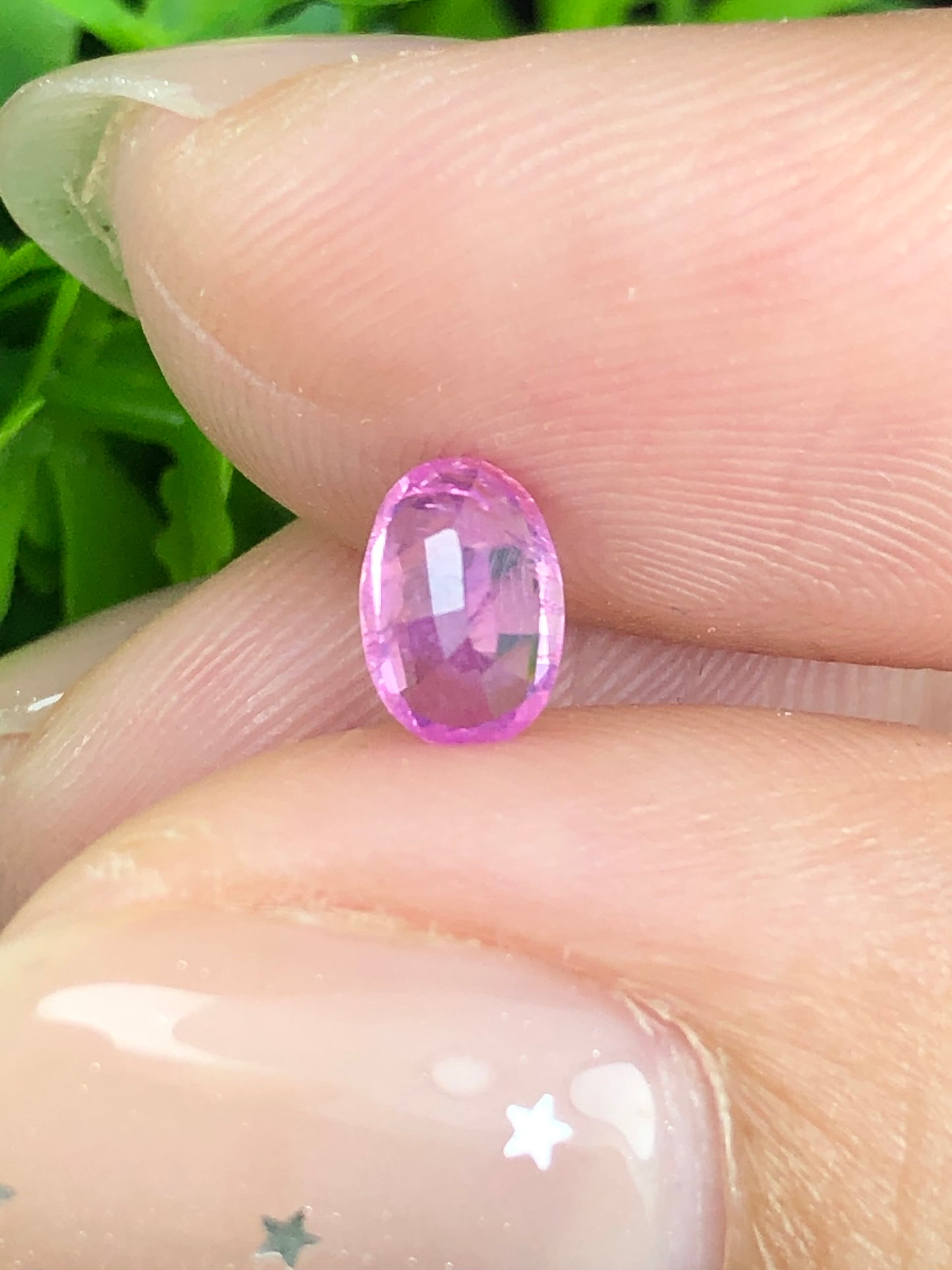 Natural pink silky Sapphire LucYen 0.7ct _16072608HG