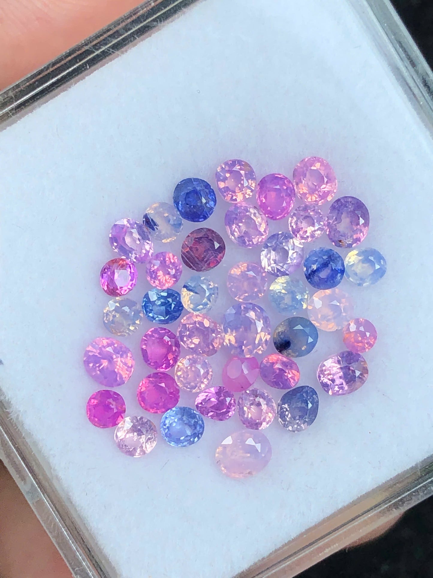 Natural set silky Sapphire LucYen 6.31ct/50pcs _ 27072615HU