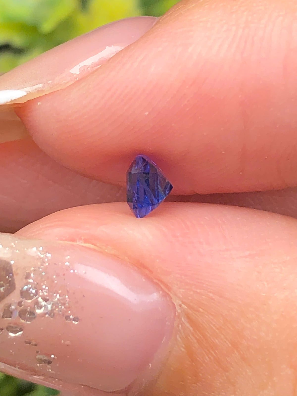 Natural blue Sapphire LucYen 0,37ct _050823HG