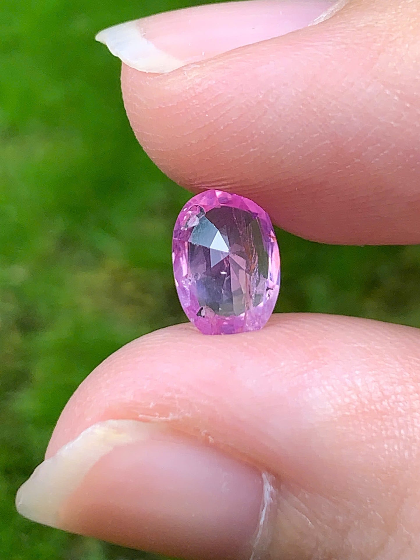 Natural Purple Pink silky sapphire LụcYên 1.16ct_ 10092546
