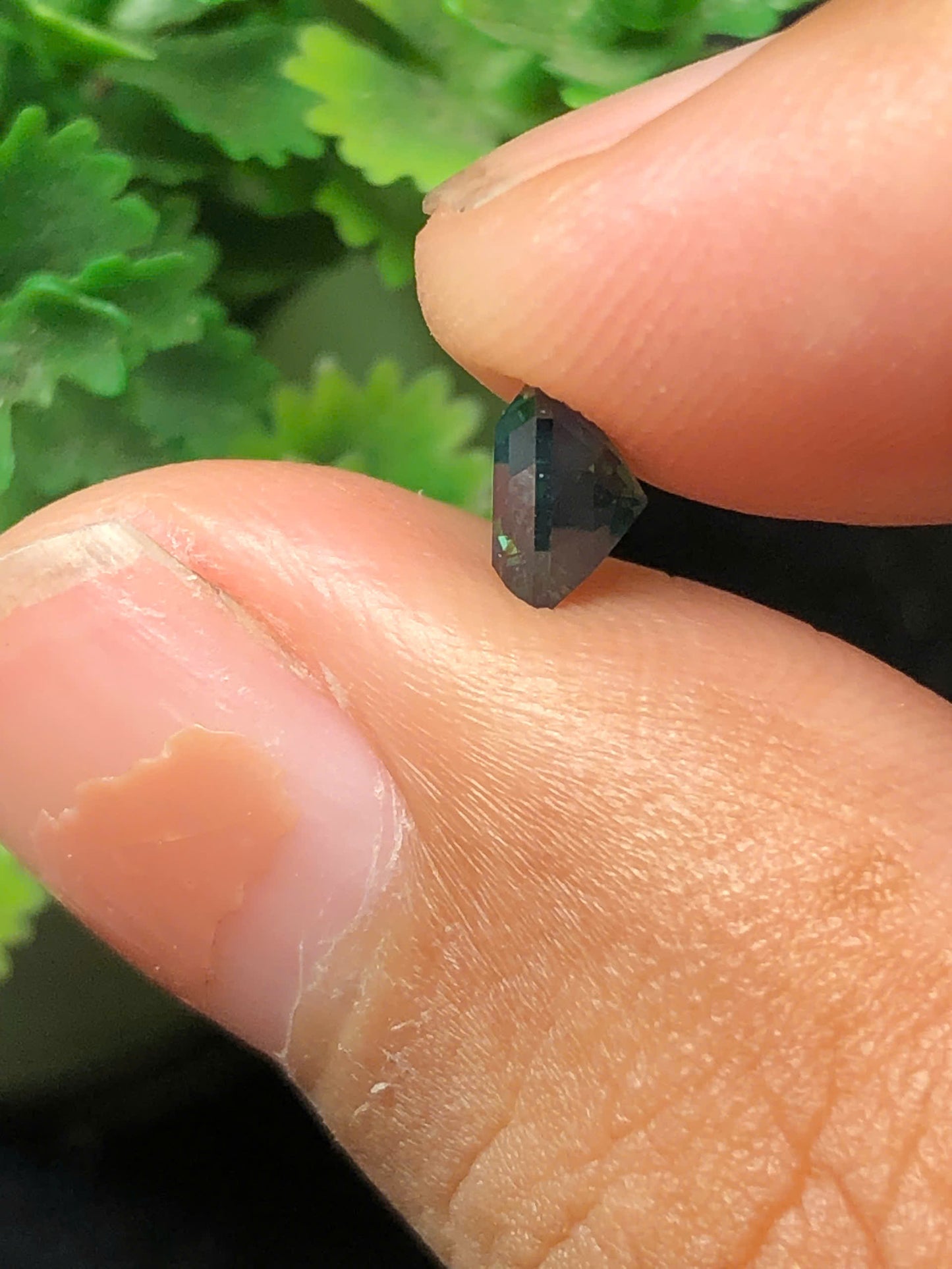 Natural heart green Sapphire LucYen 0.88ct _ 09112505