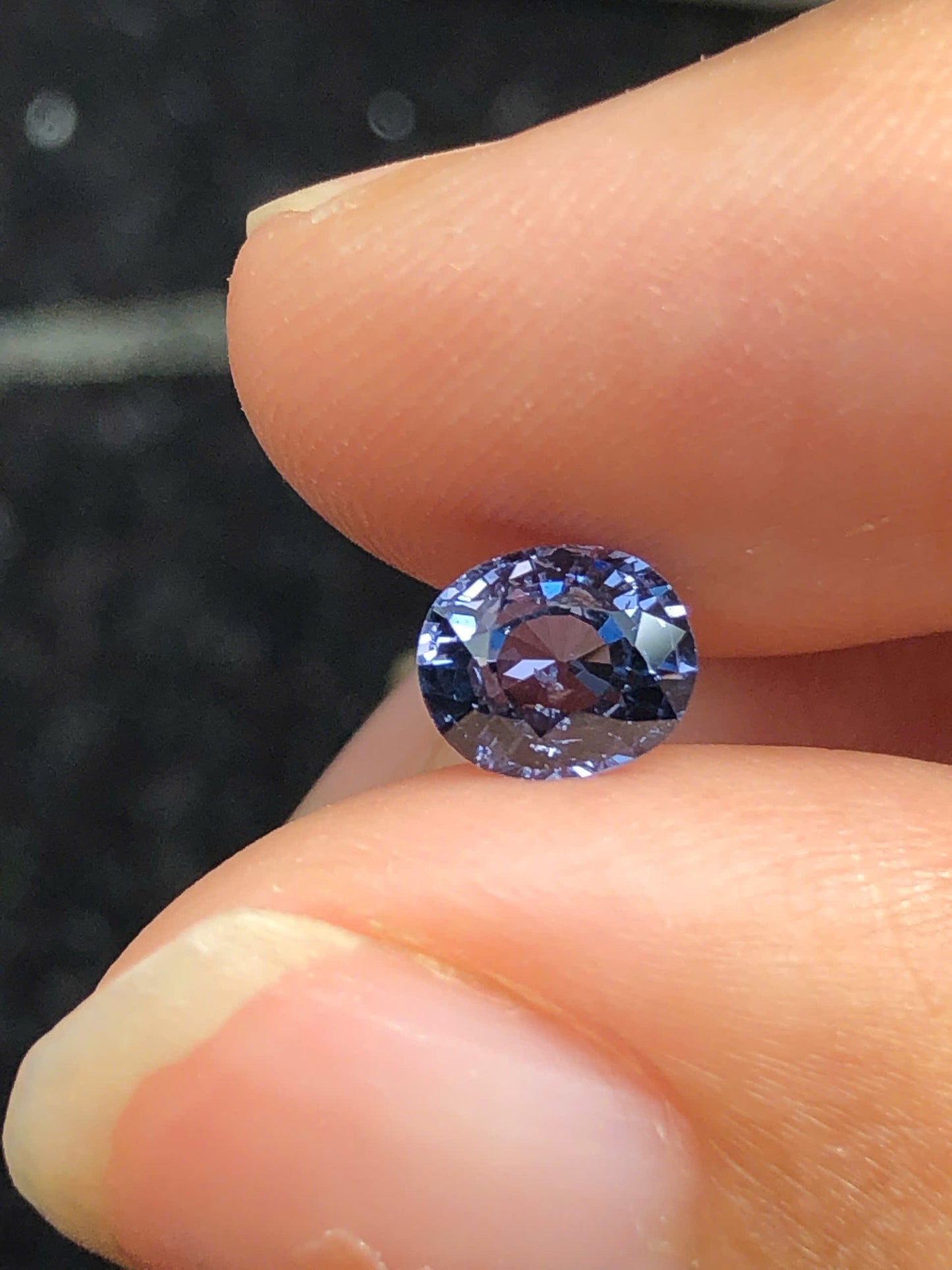 Natural bluish Purple spinel LucYen 0.79ct - 19112510