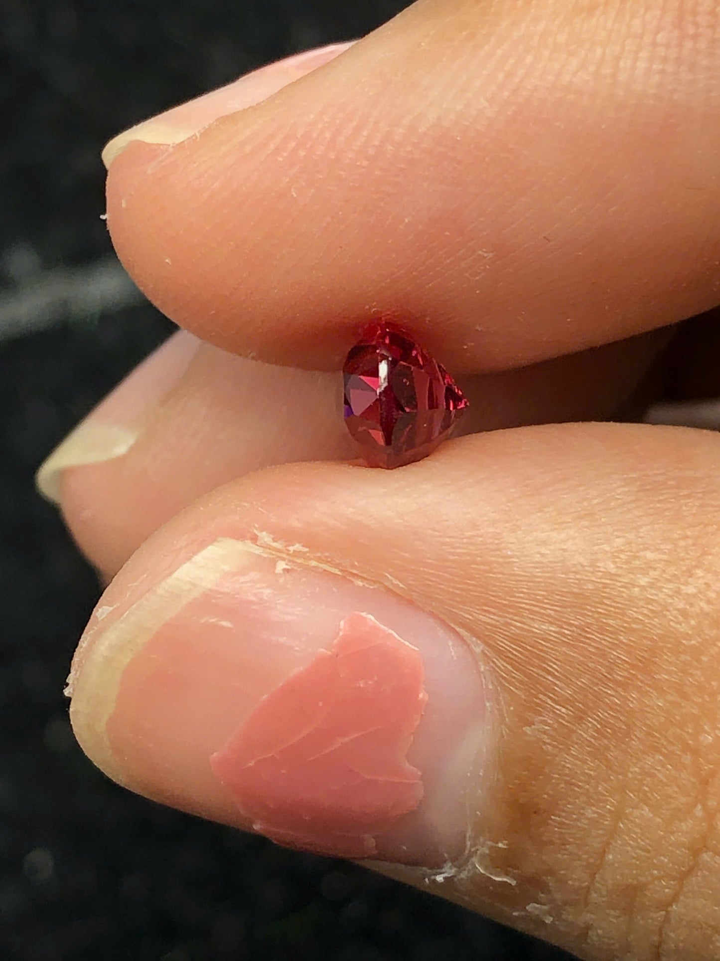 Natura Pinkish Red spinel LucYen 1.18ct - 05122506