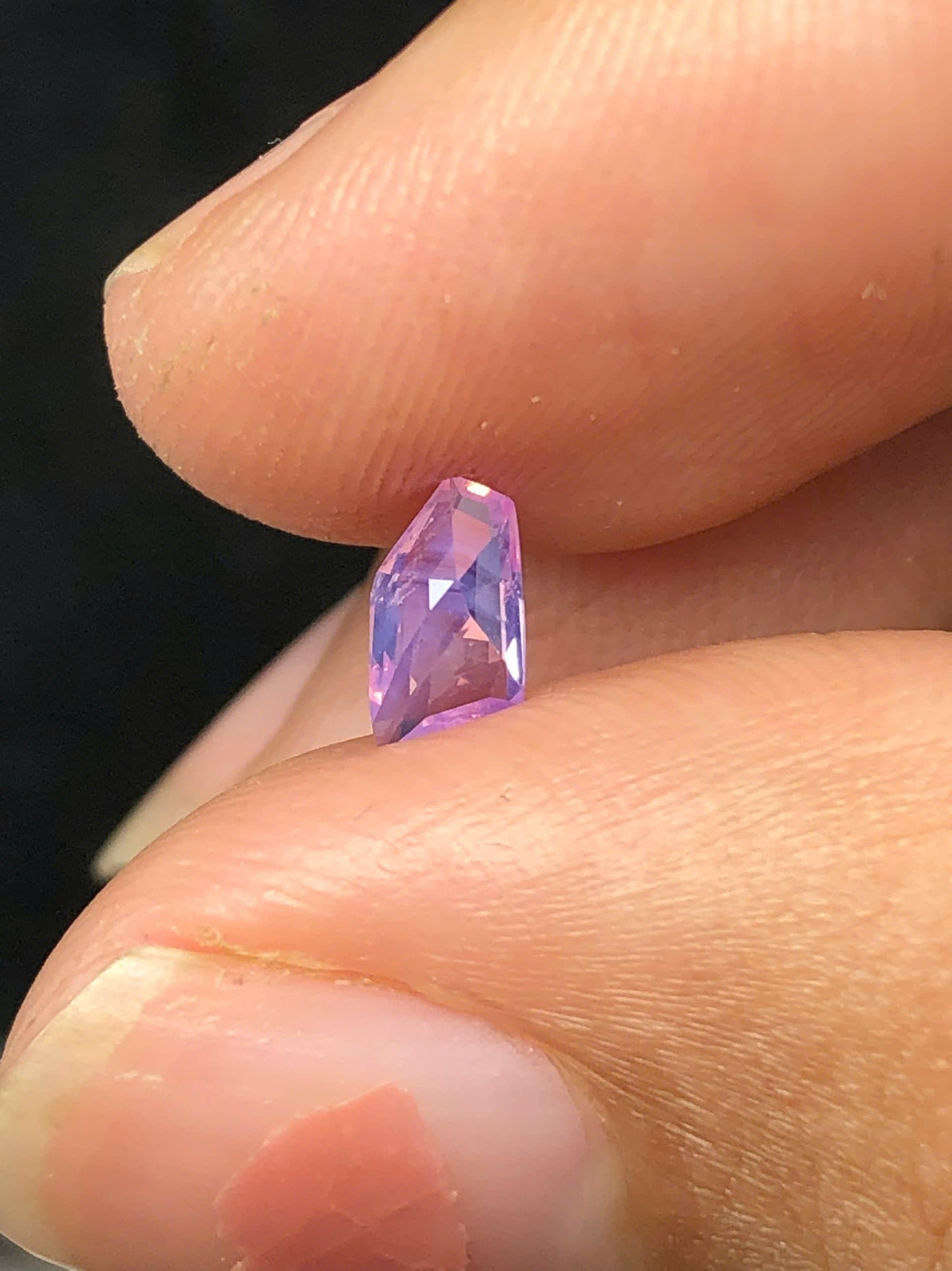 Natural Purplish Pink silky sapphire LụcYên 0.40ct_ 09122505