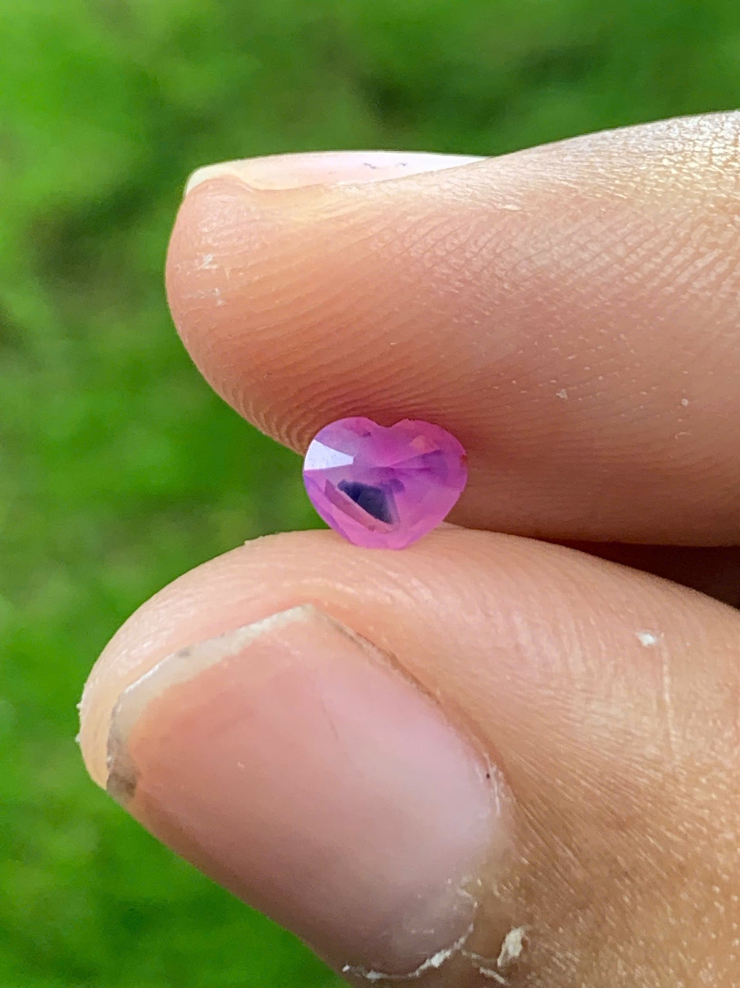 Natural purplish pink silky sapphire LụcYên 0.49ct_ 06082503