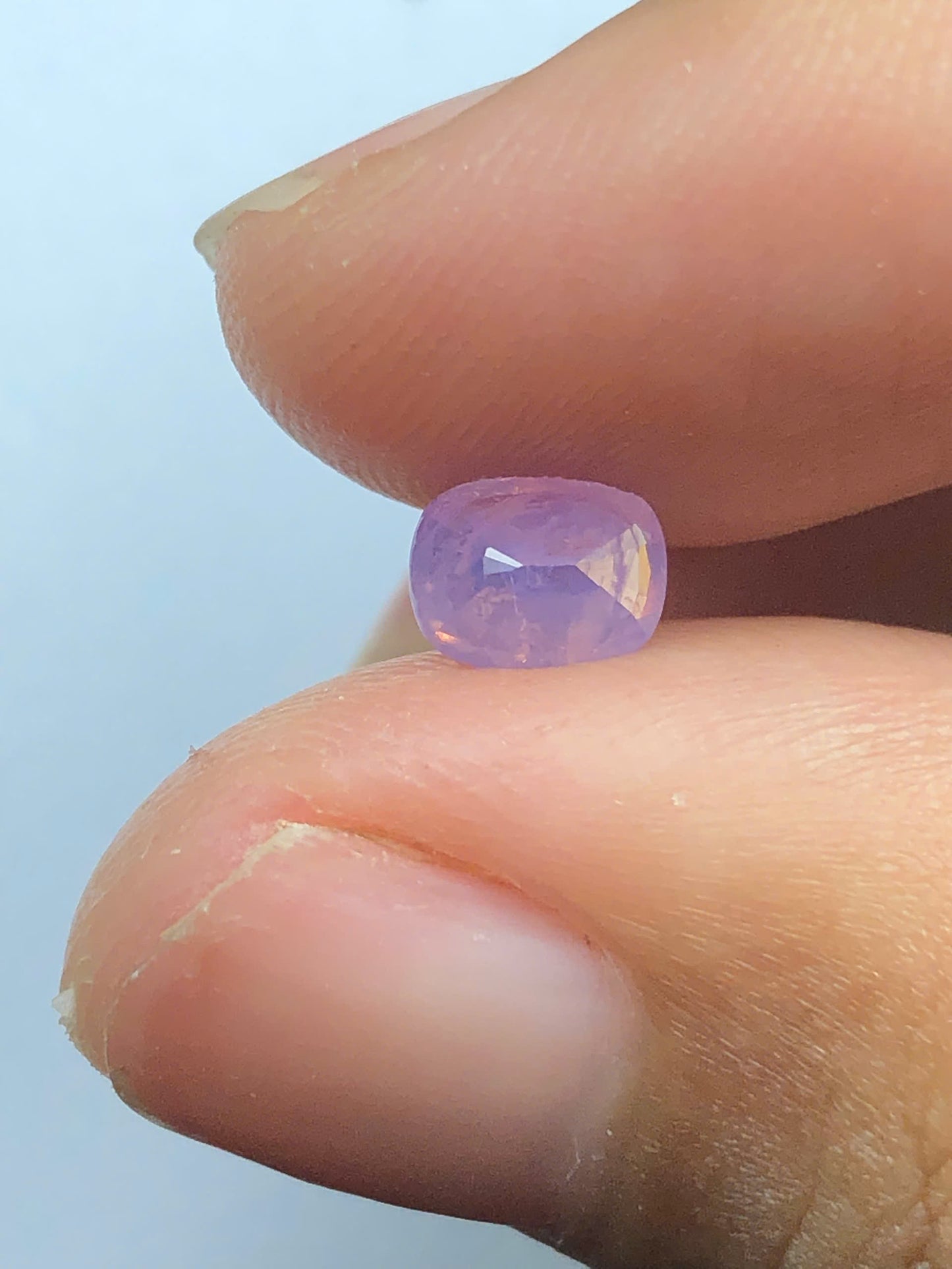 Natural purple silky sapphire LụcYên 1.01ct_ 25122523
