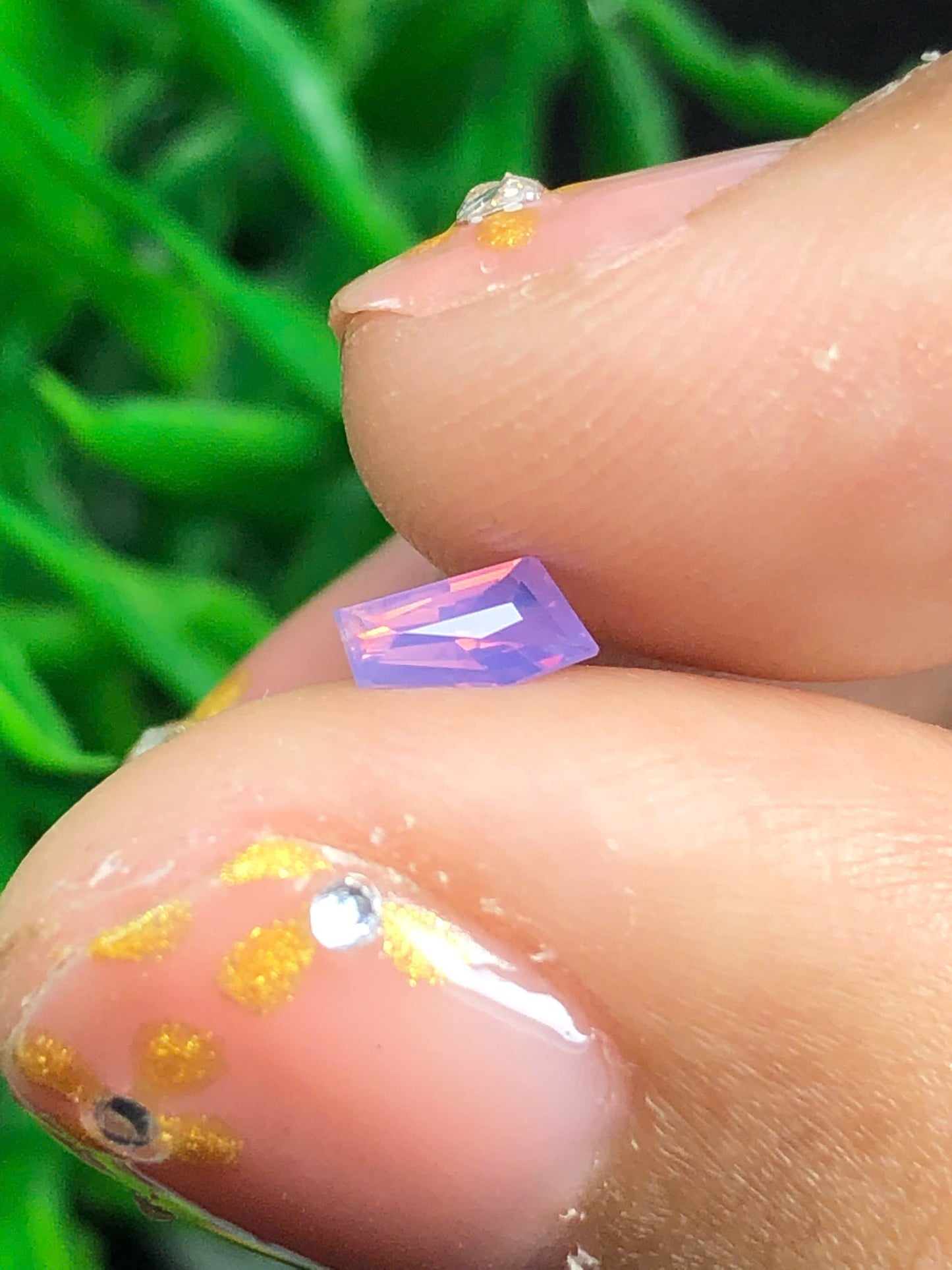 Natural lavender silky sapphire LụcYên 0.235ct_ 26122511