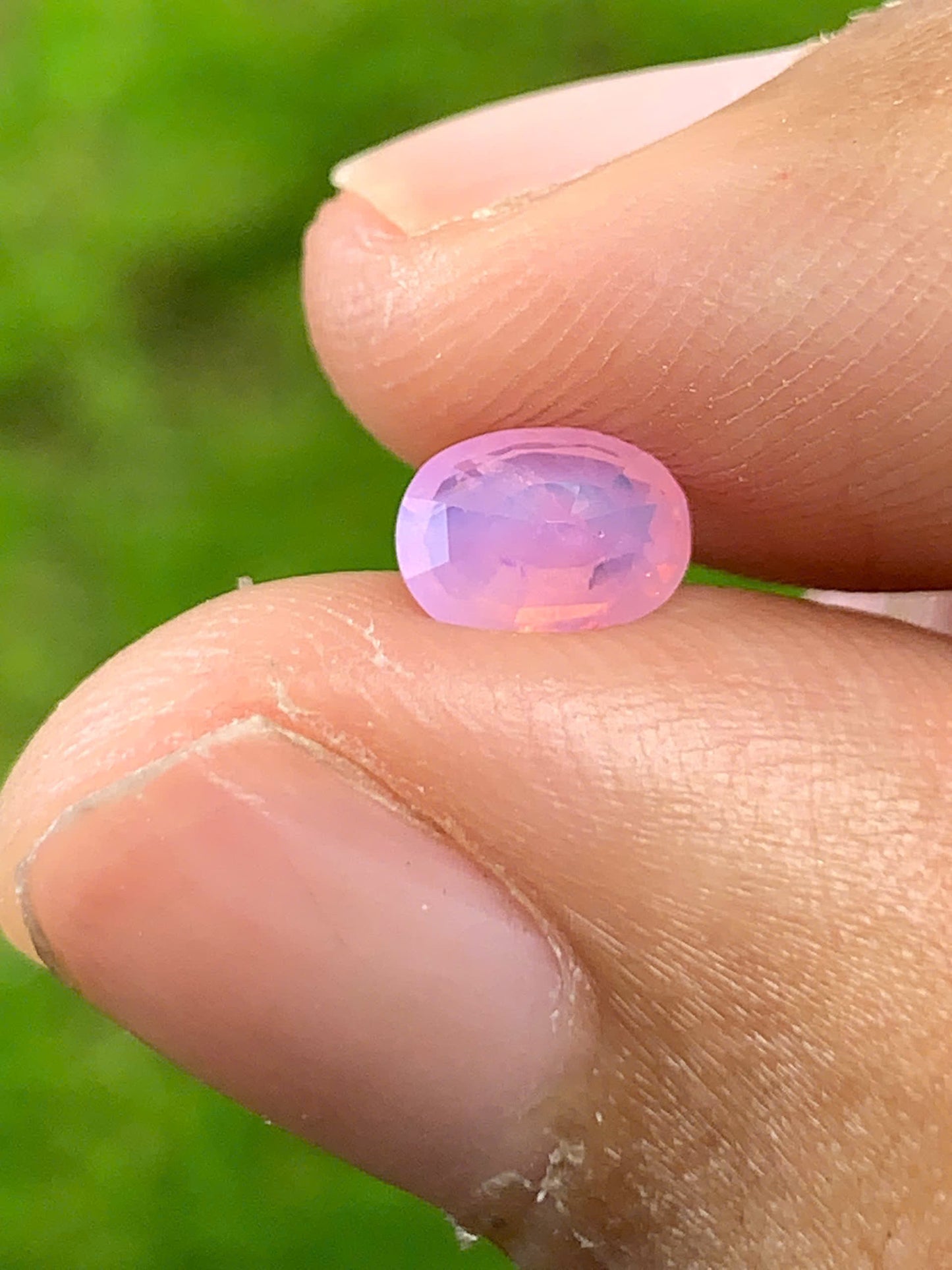Natural pink silky sapphire LụcYên 0.3ct_02082519