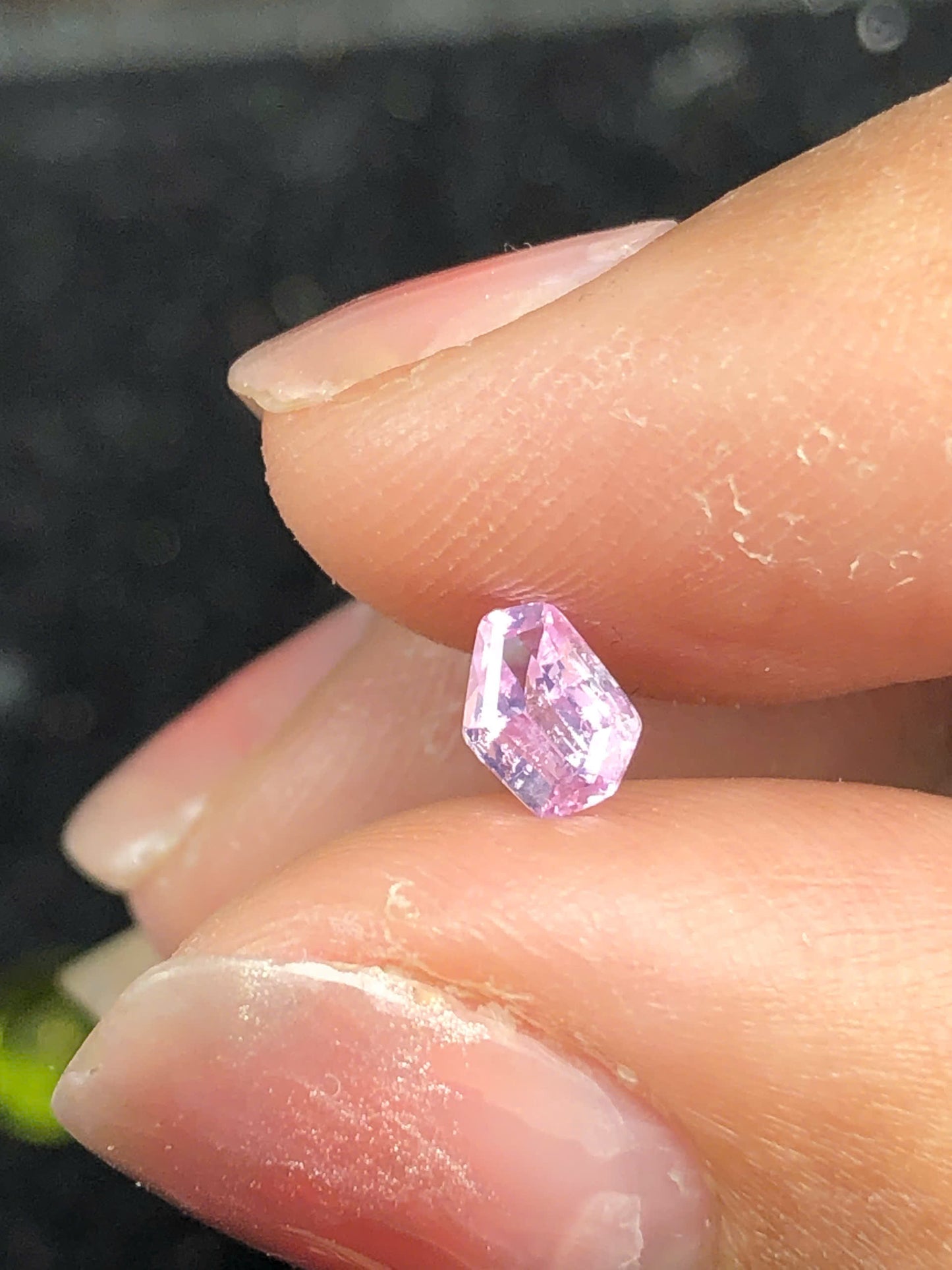 Natural light pink sapphire LụcYên 0.37ct_ 02022618HA