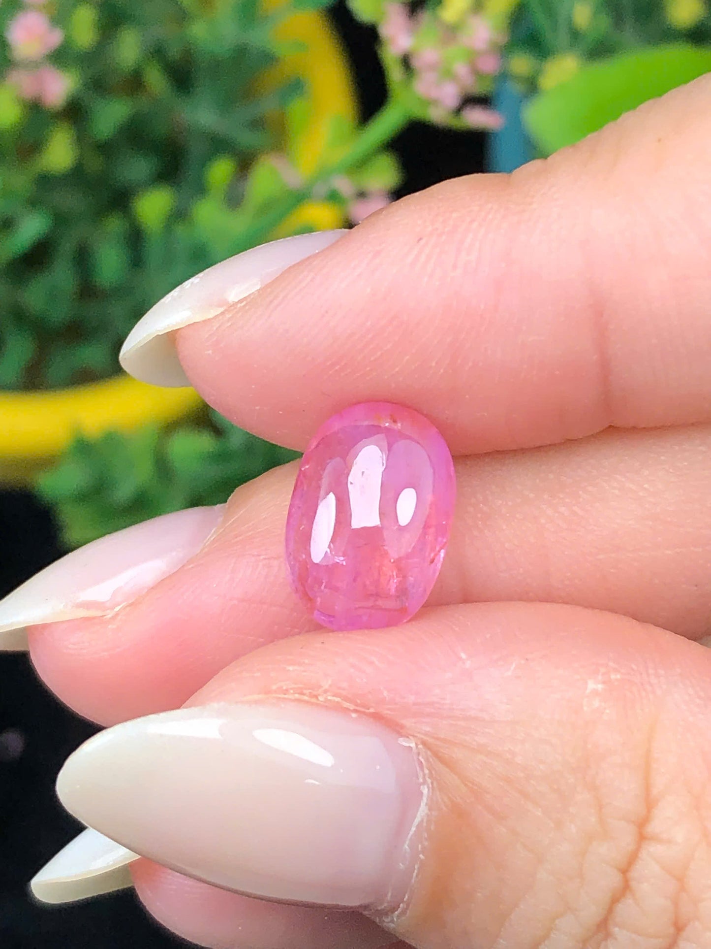 Natural pink Sapphire Cacbochon Luc Yen 3,71ct - 031212HG