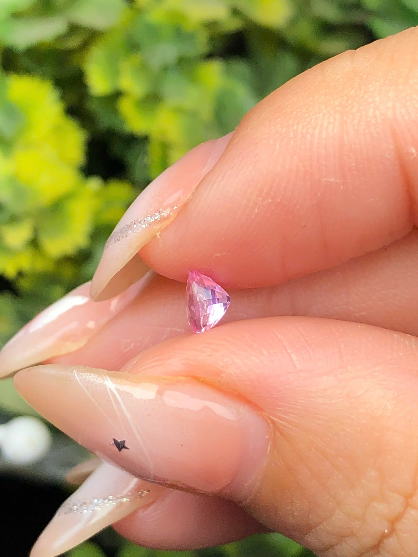 Natural pink sapphire Lucyen0,38ct _201271HG