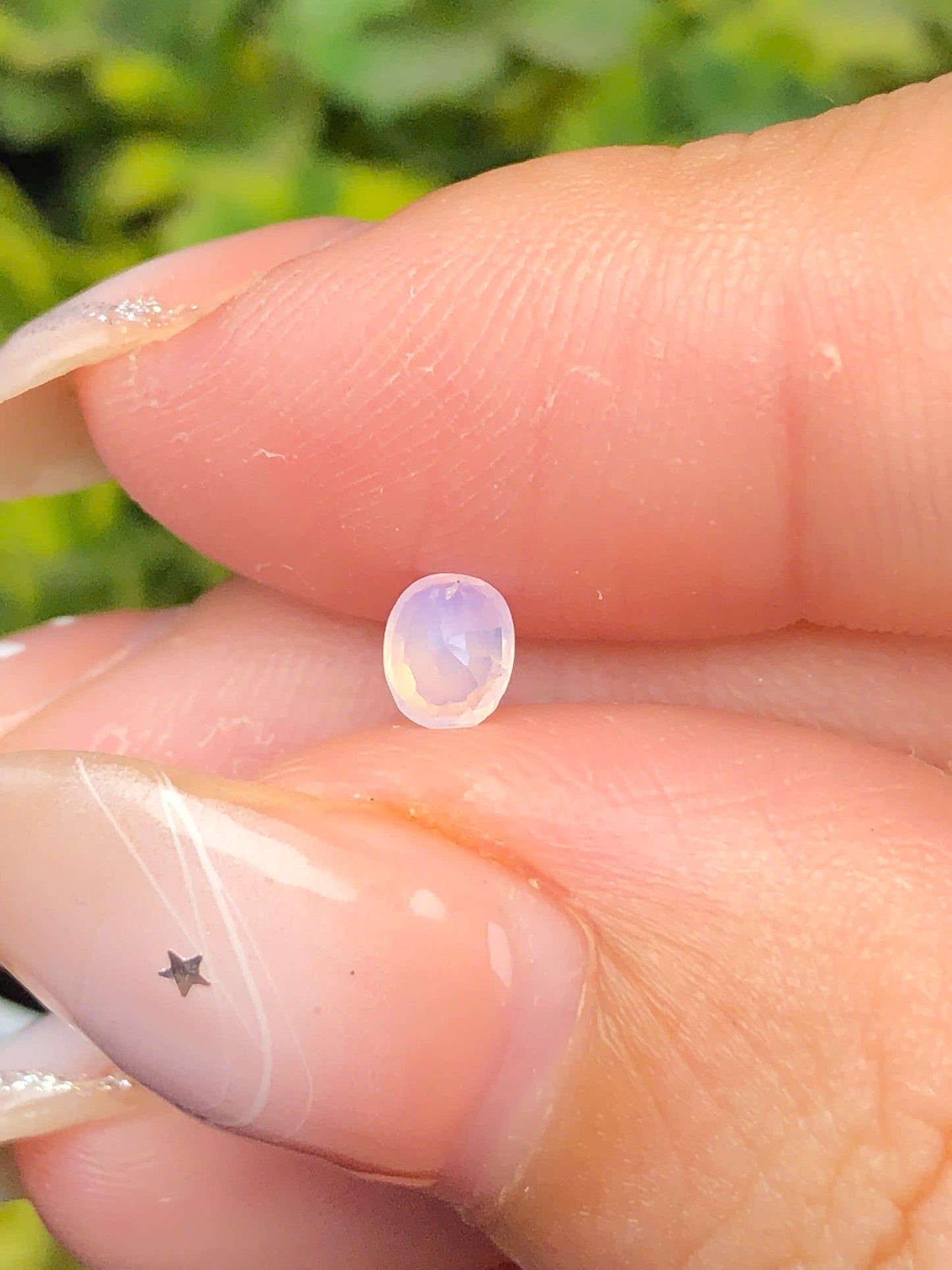 Natural light purple silky sapphire Lucyen 0,32ct _201302HG