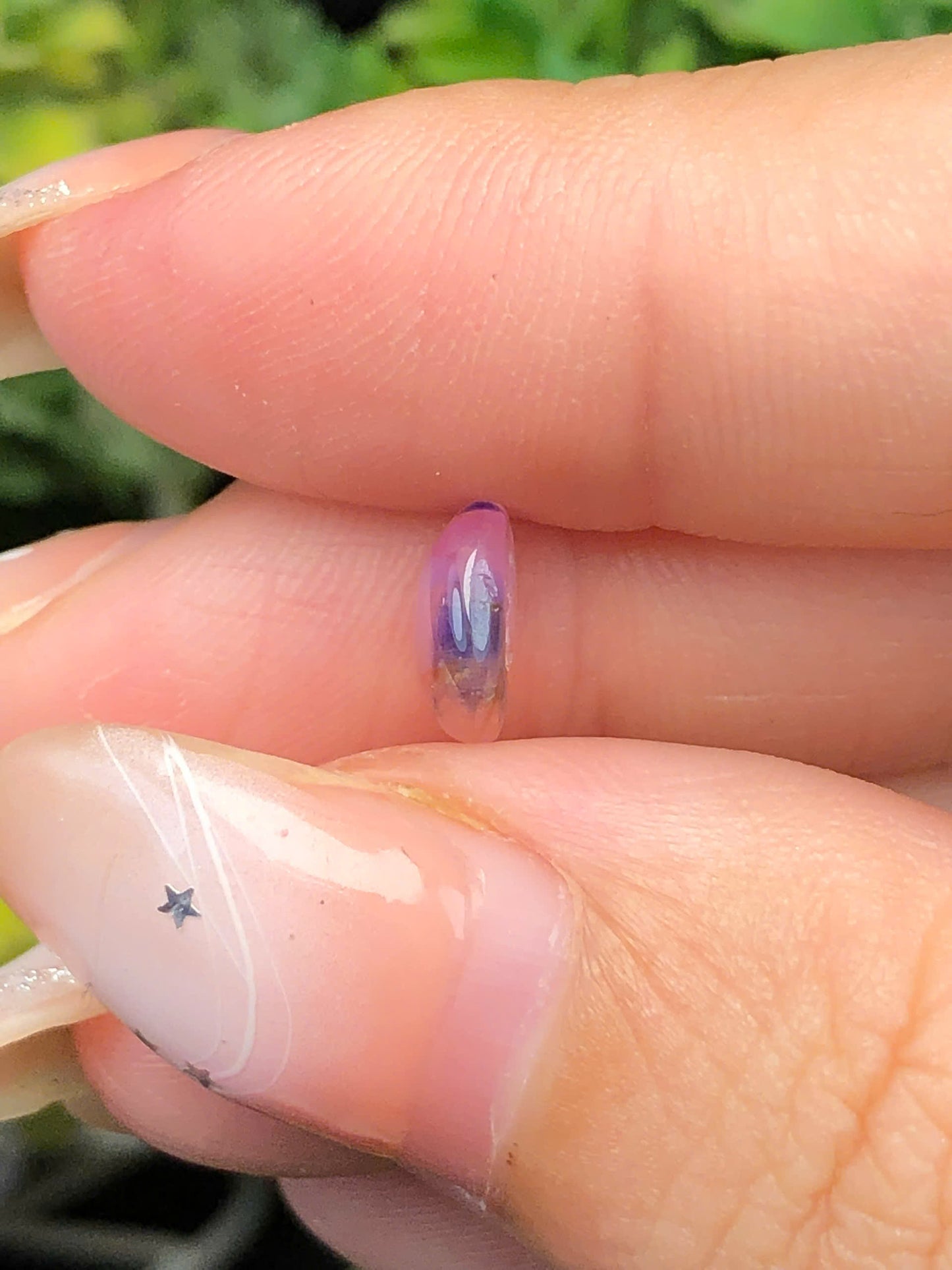 Natural light purple sapphire cacbochon LụcYên 1,48ct _ 140122HG