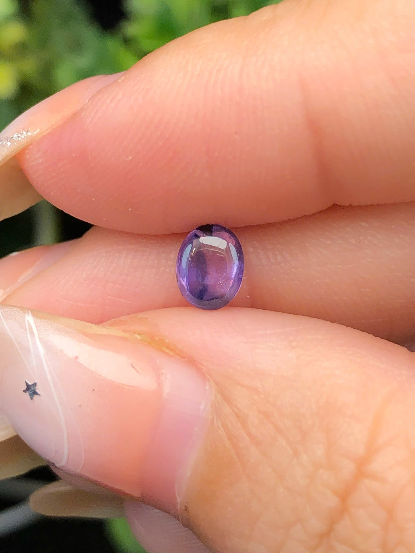 Natural purple Sapphire Cacbochon Luc Yen 0,77ct - 140124HG