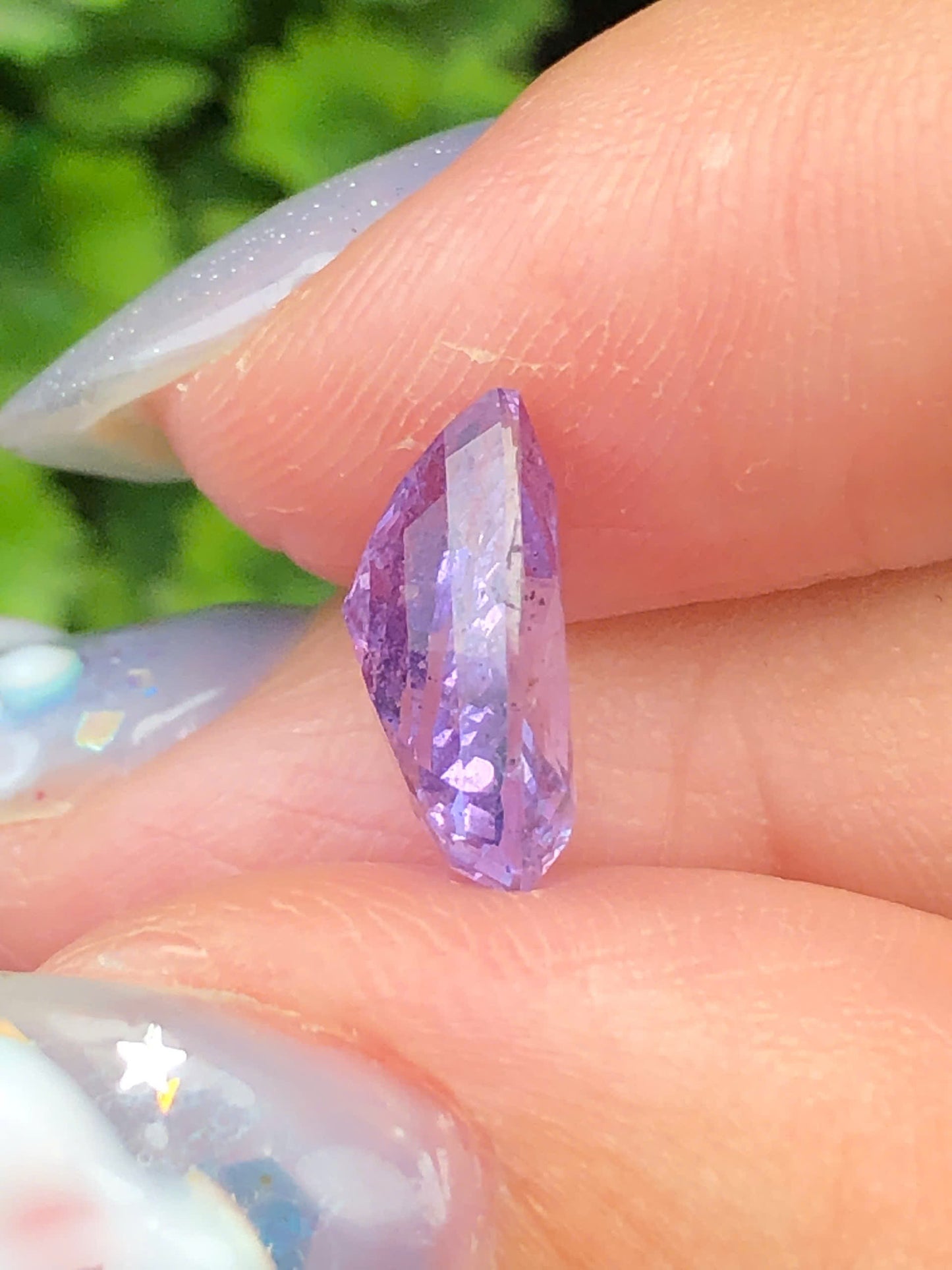 Natural purple silky sapphire Luc Yen 2,61ct _HG