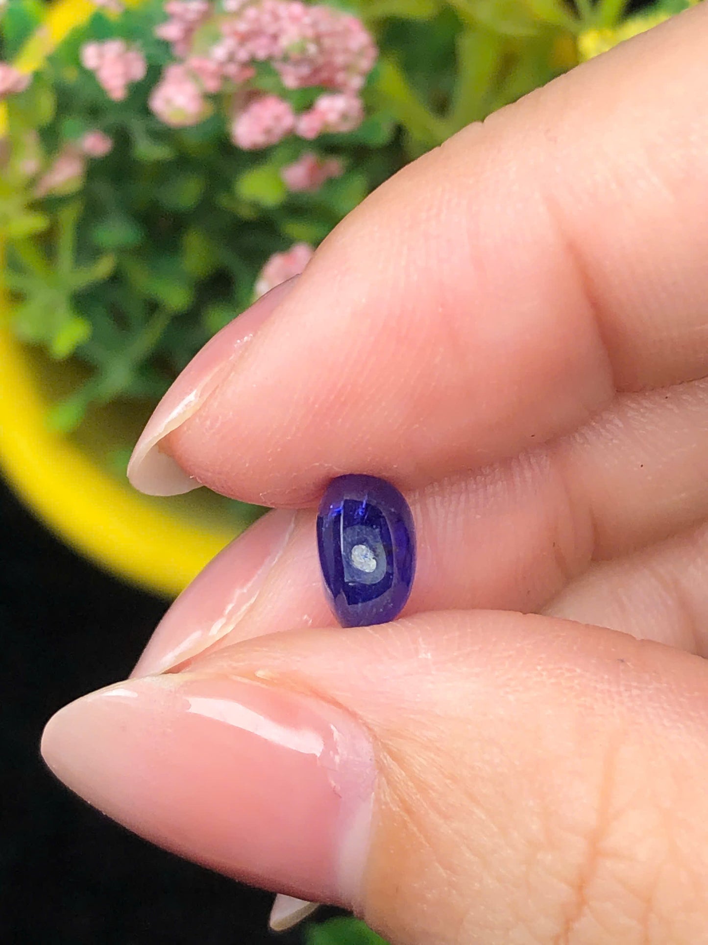 Natural blue sapphire Cacbochon Luc Yen 2,06ct-06062611HG