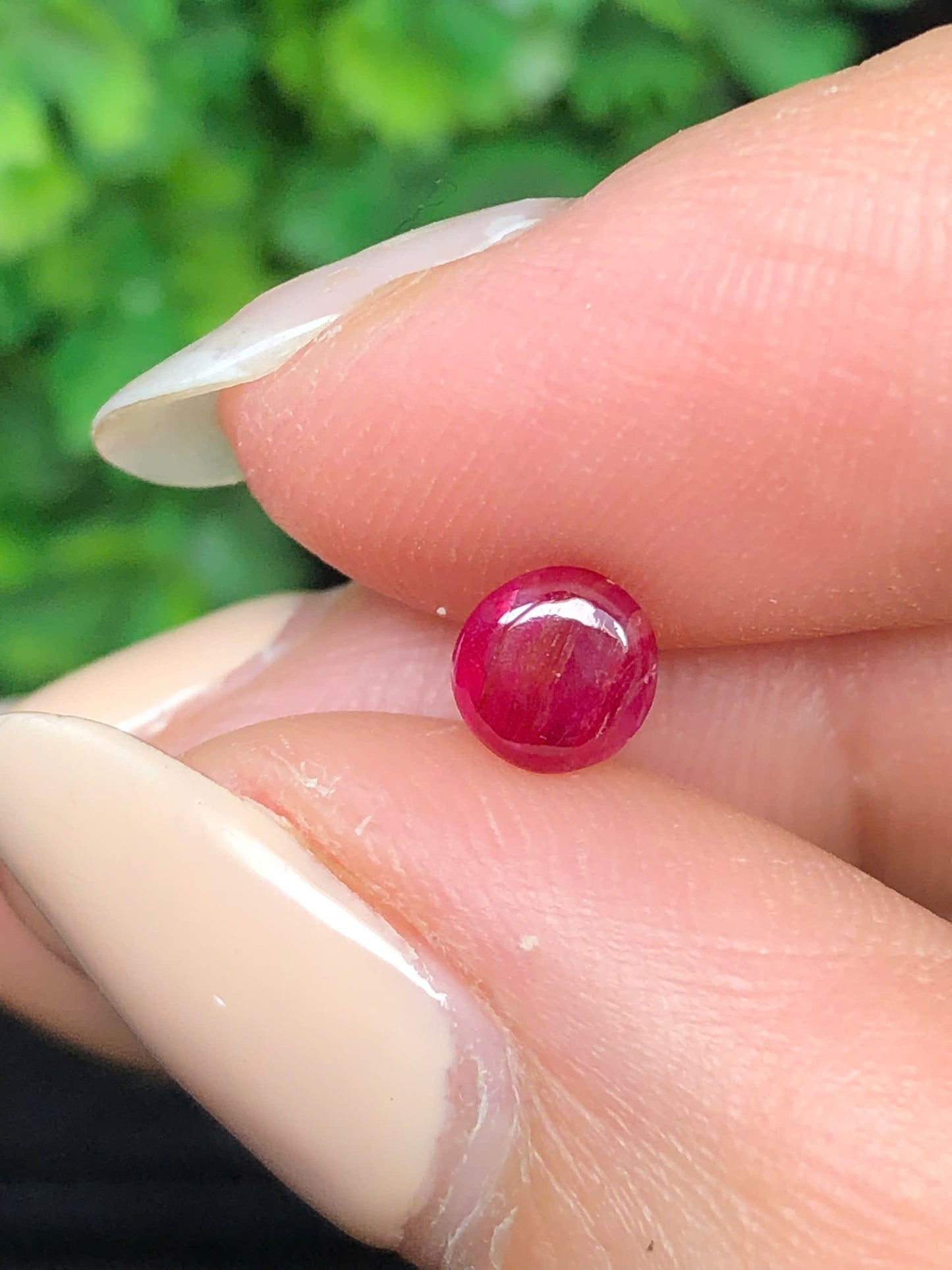 Natural Ruby Cacbochon Luc Yen 0.71 -06062614HG