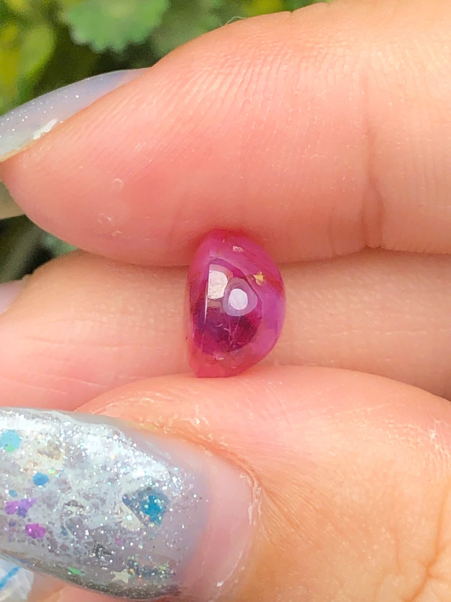 Natural Red sapphire Cacbochon Luc Yen 3,58ct-130603HG