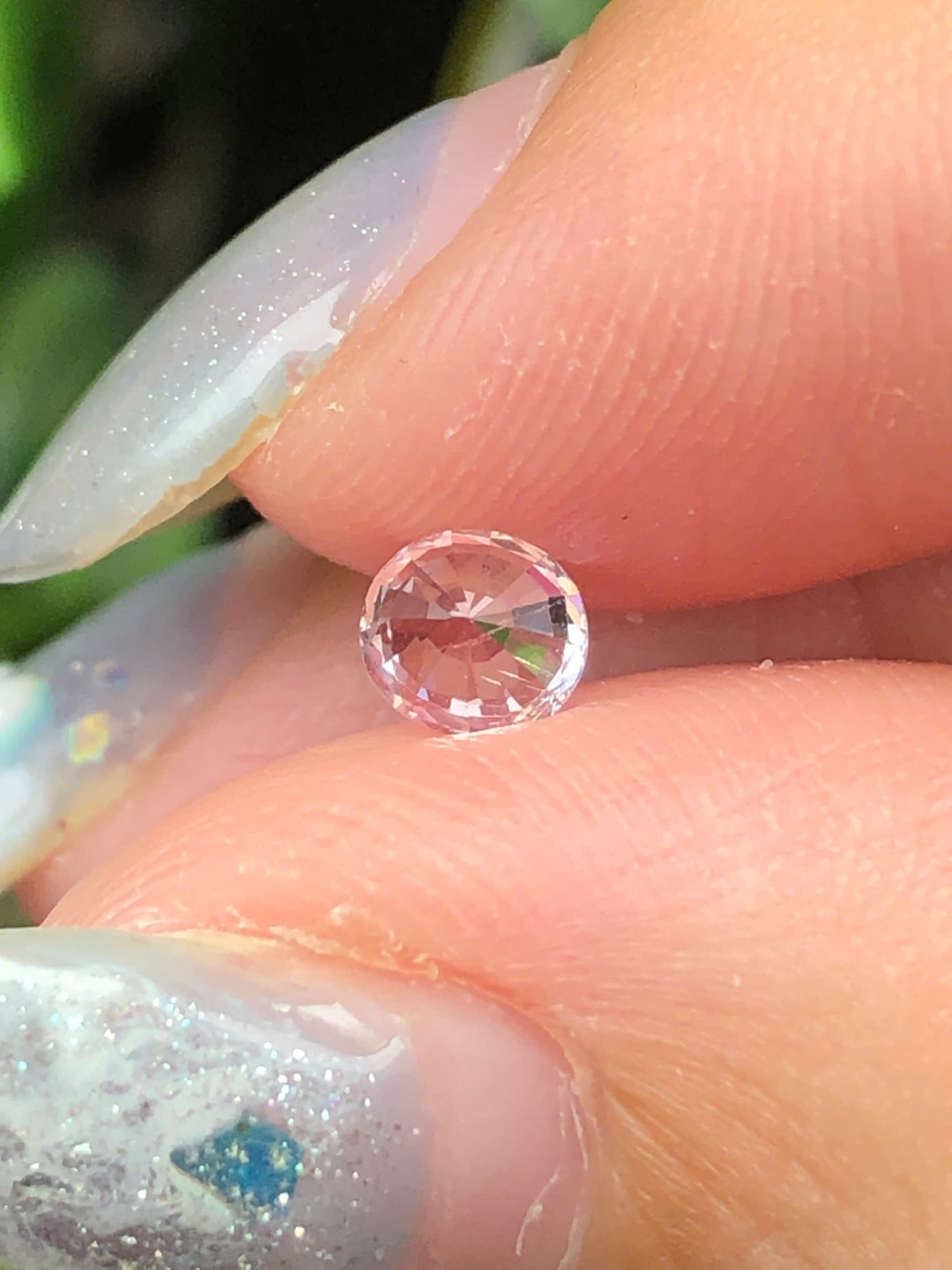 Natural White Pink Spinel LucYen 0.43ct - 150633hu