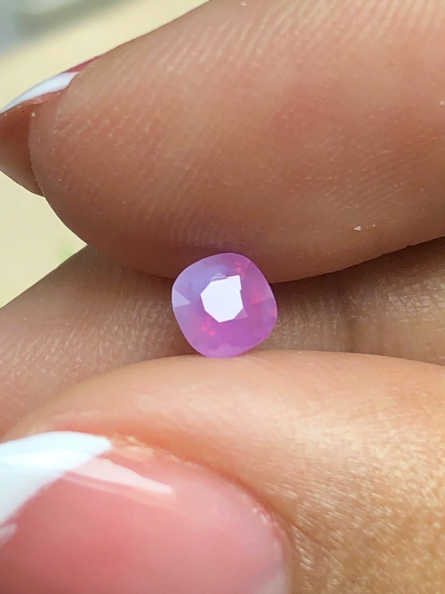 Natural Purplish Pink sapphire LucYen 0.42cts _25052606HU