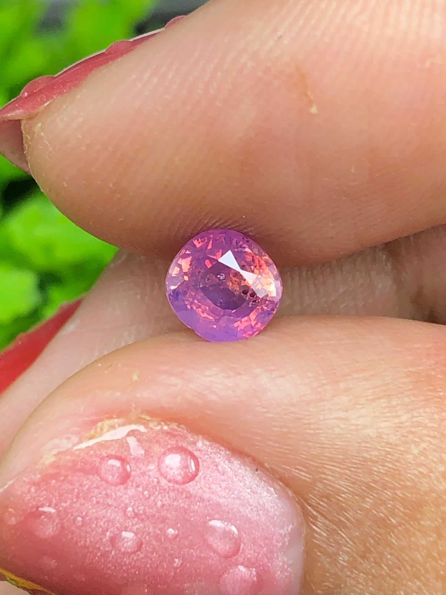 Natural pink silky Sapphire LucYen 0.76ct _05062620HG