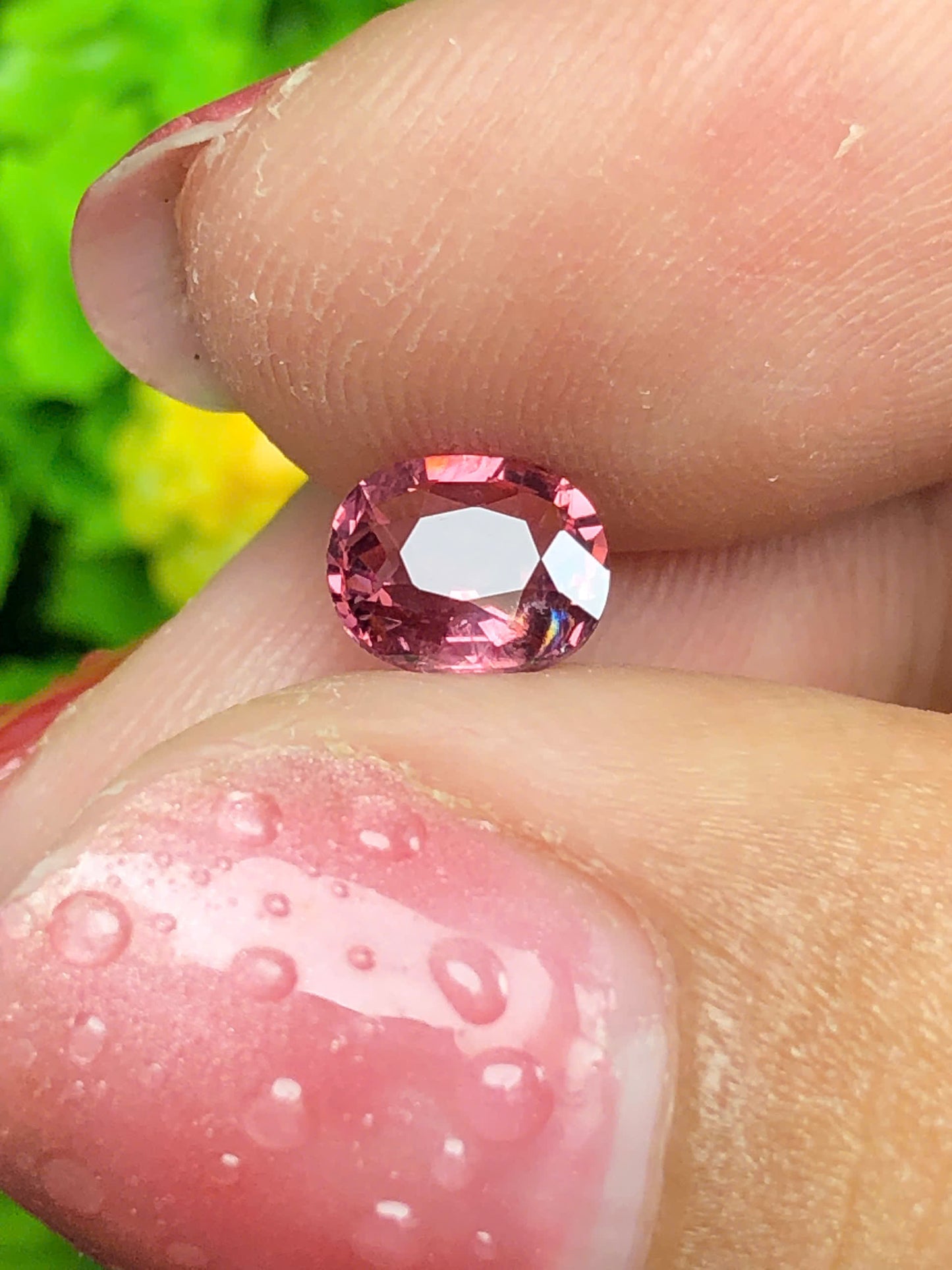 Natural Reddish orange spinel Luc Yen 0.87ct_ 10062609HU
