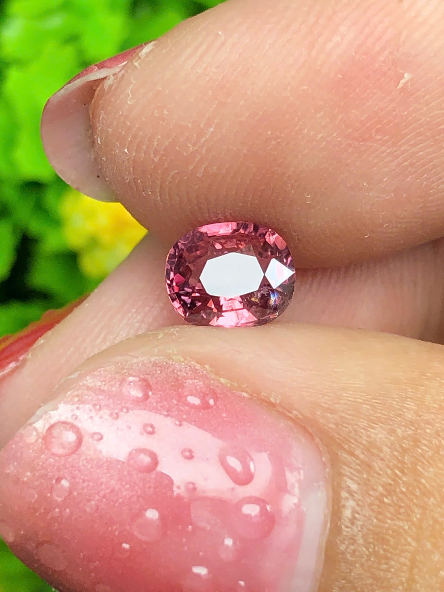 Natural Reddish orange spinel Luc Yen 0.87ct_ 10062609HU
