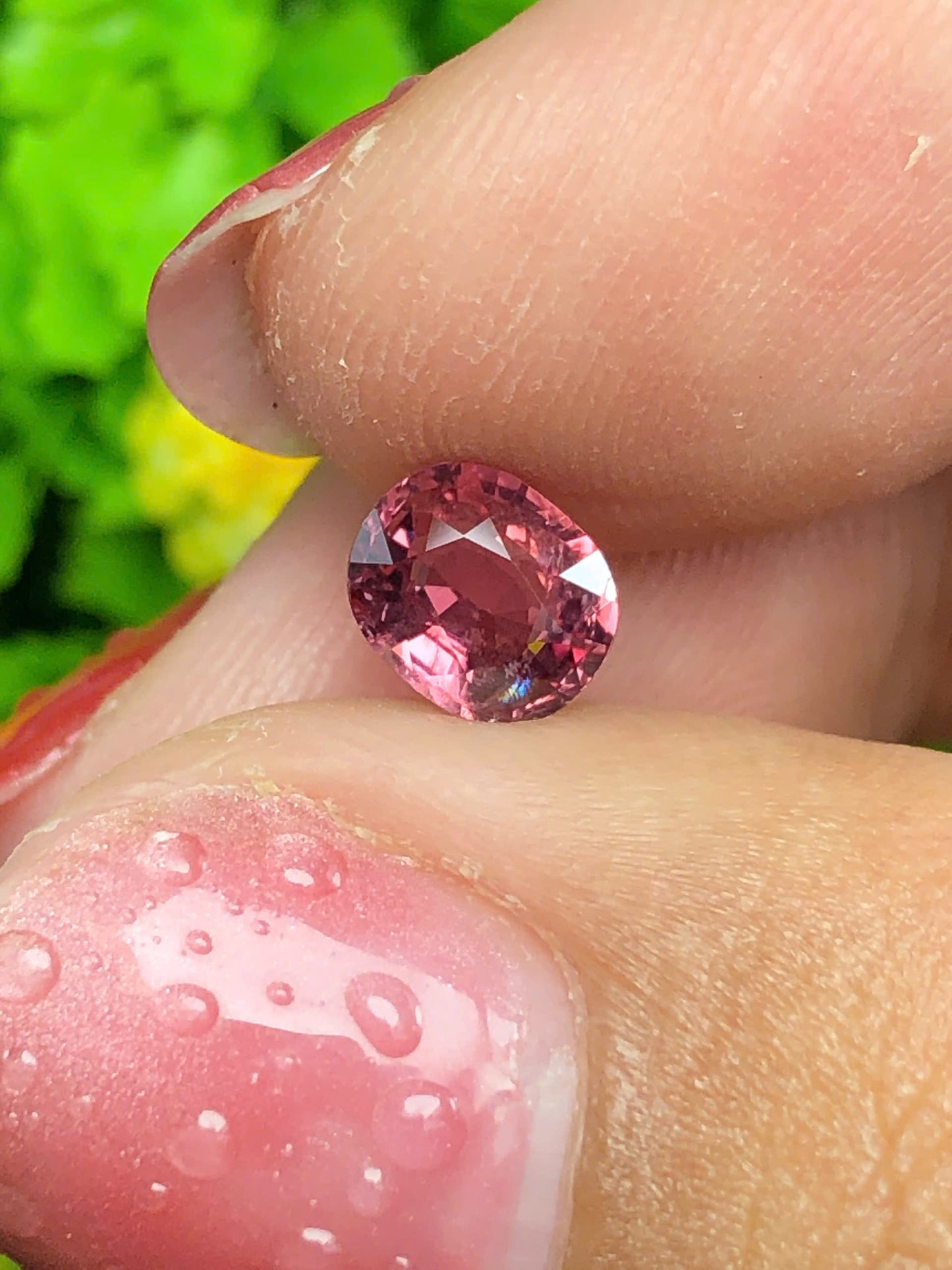 Natural Reddish orange spinel Luc Yen 0.87ct_ 10062609HU