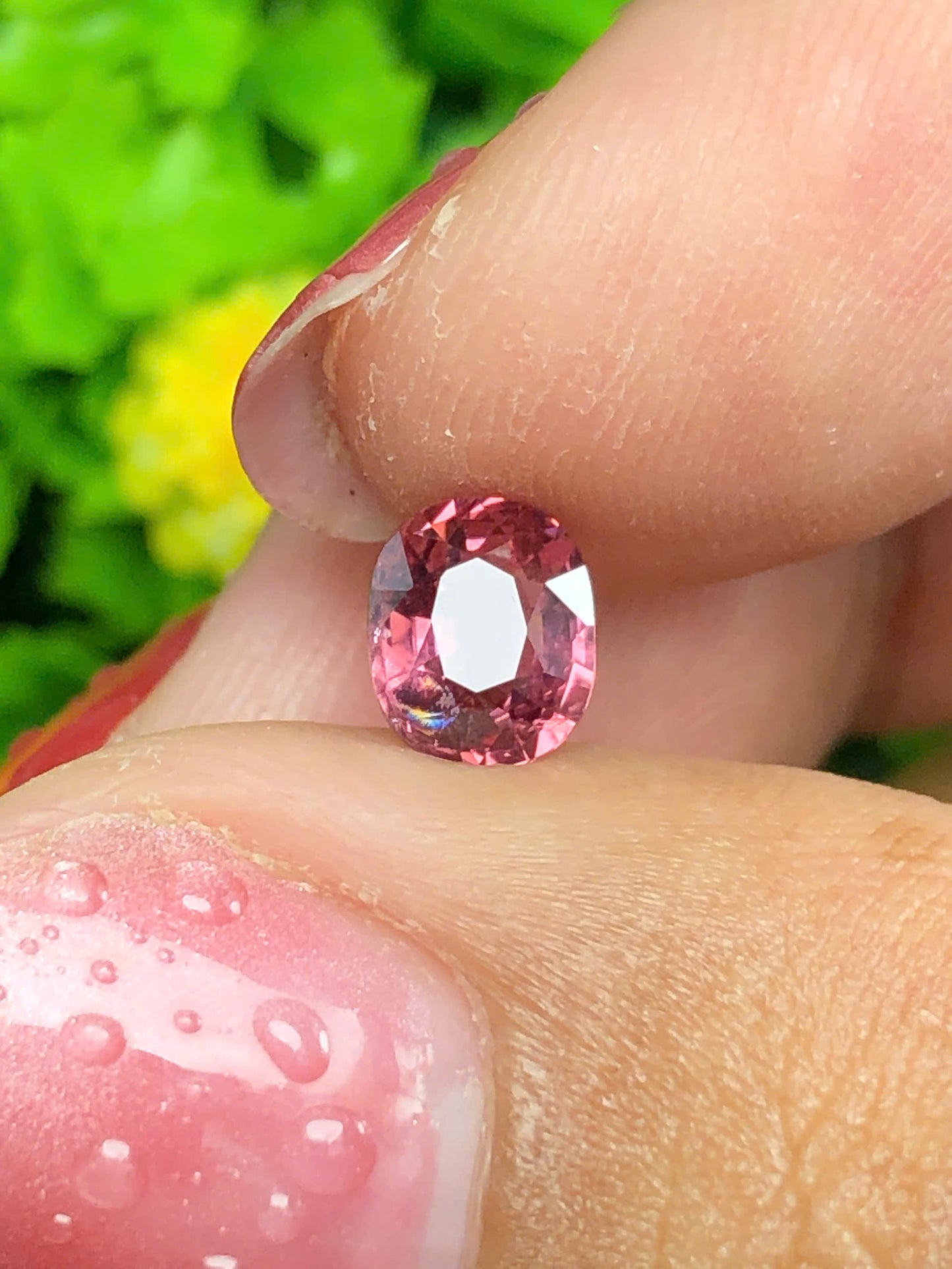 Natural Reddish orange spinel Luc Yen 0.87ct_ 10062609HU