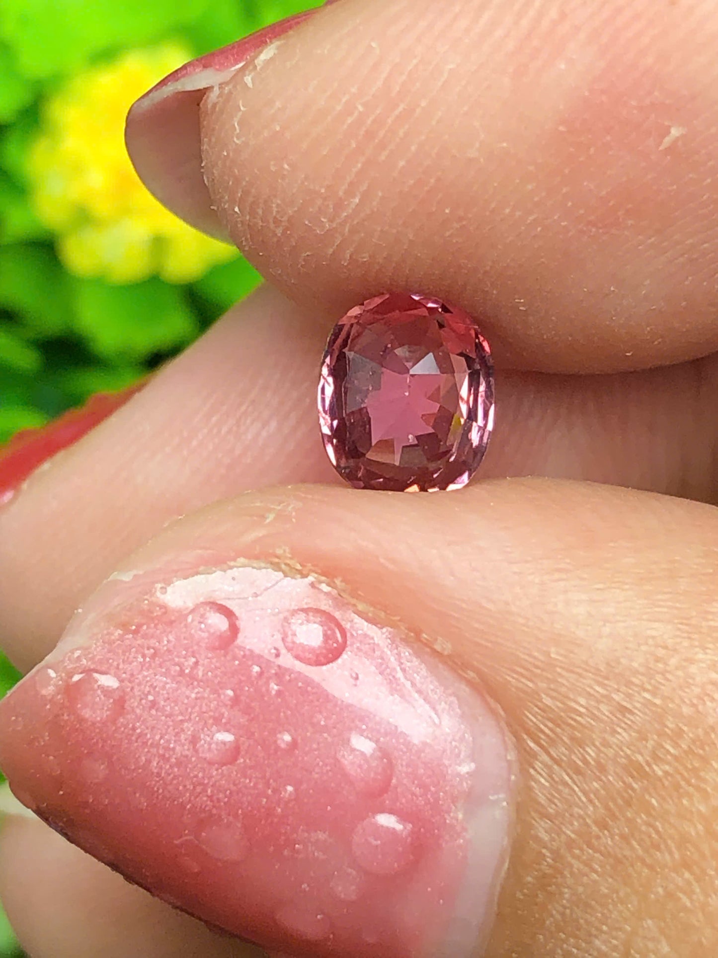 Natural Reddish orange spinel Luc Yen 0.87ct_ 10062609HU