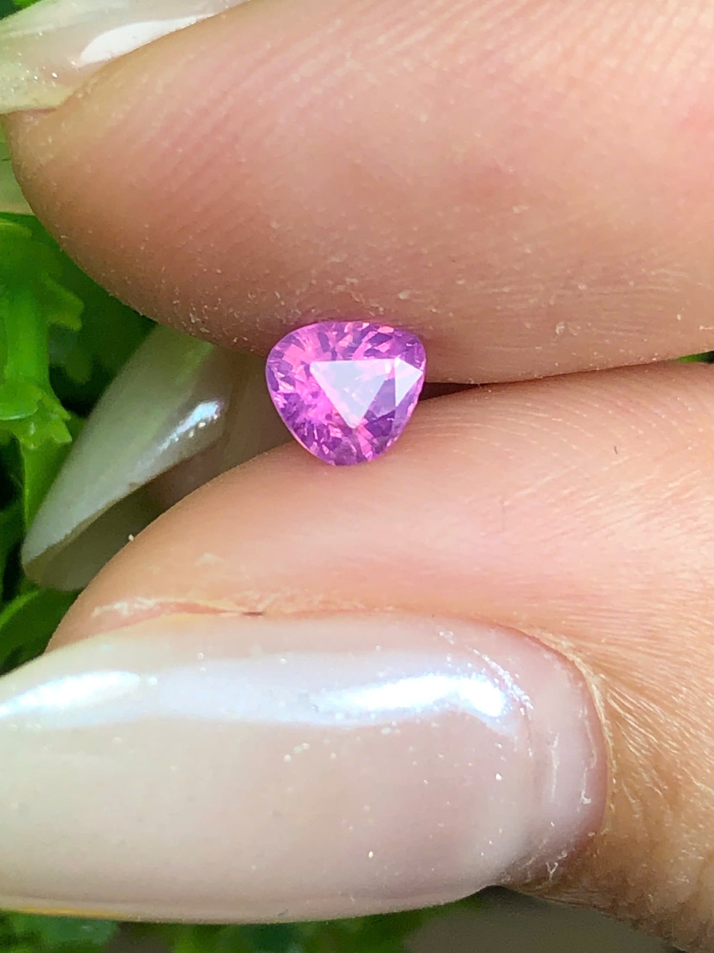 Natural Pink silky sapphire _ 30062623HU