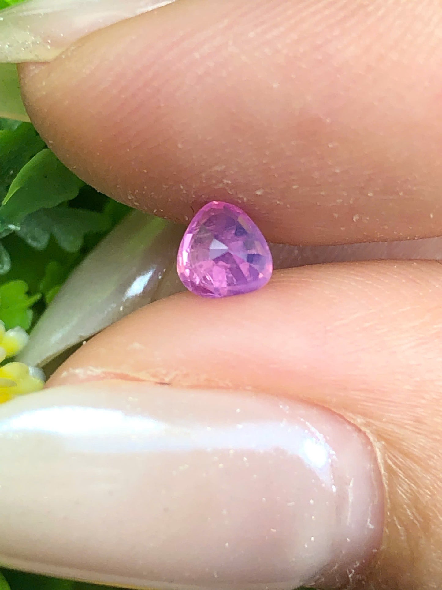 Natural Pink silky sapphire _ 30062623HU
