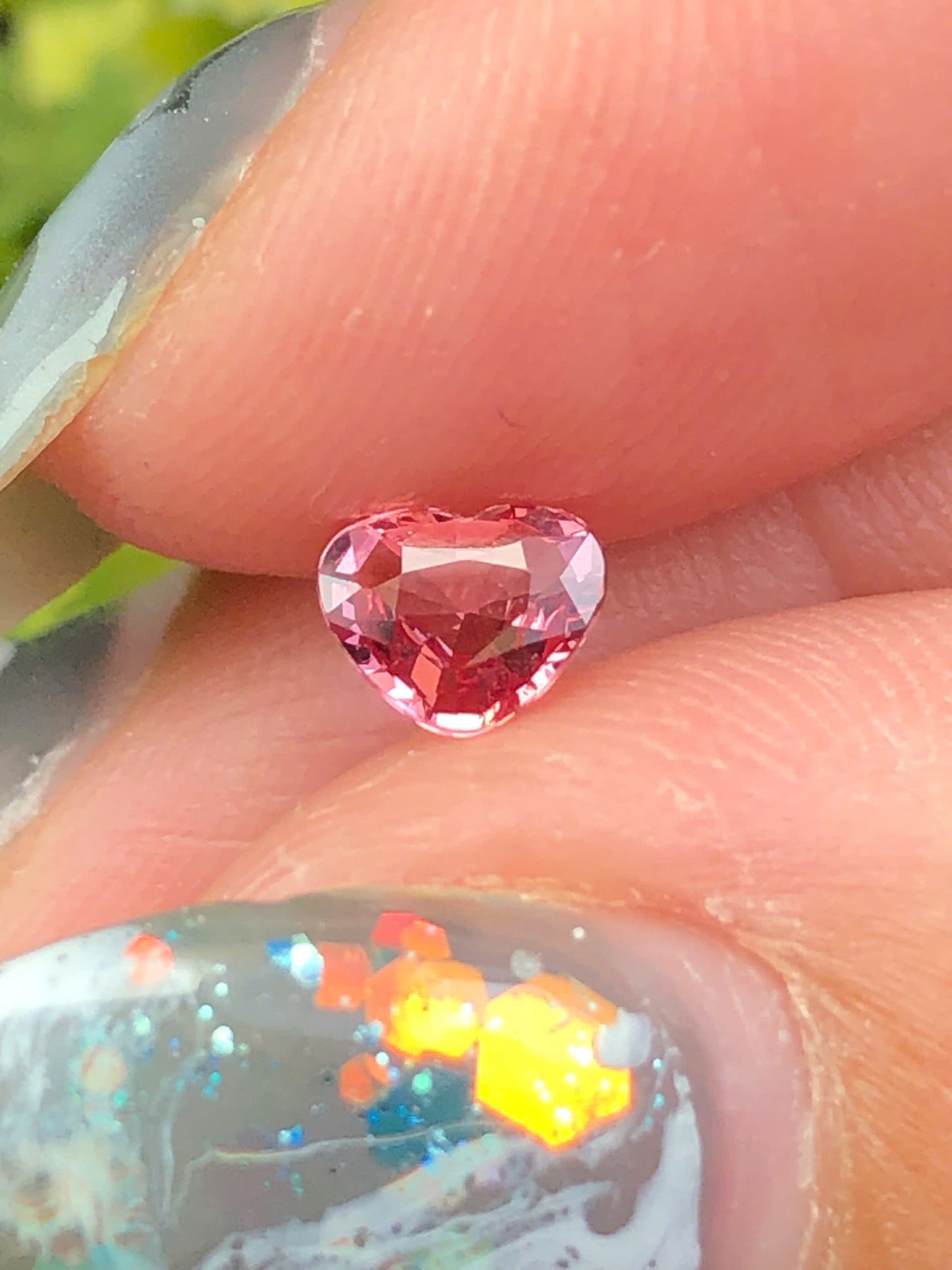 Natural orange red spinel Lucyen  0.36ct  200641HU