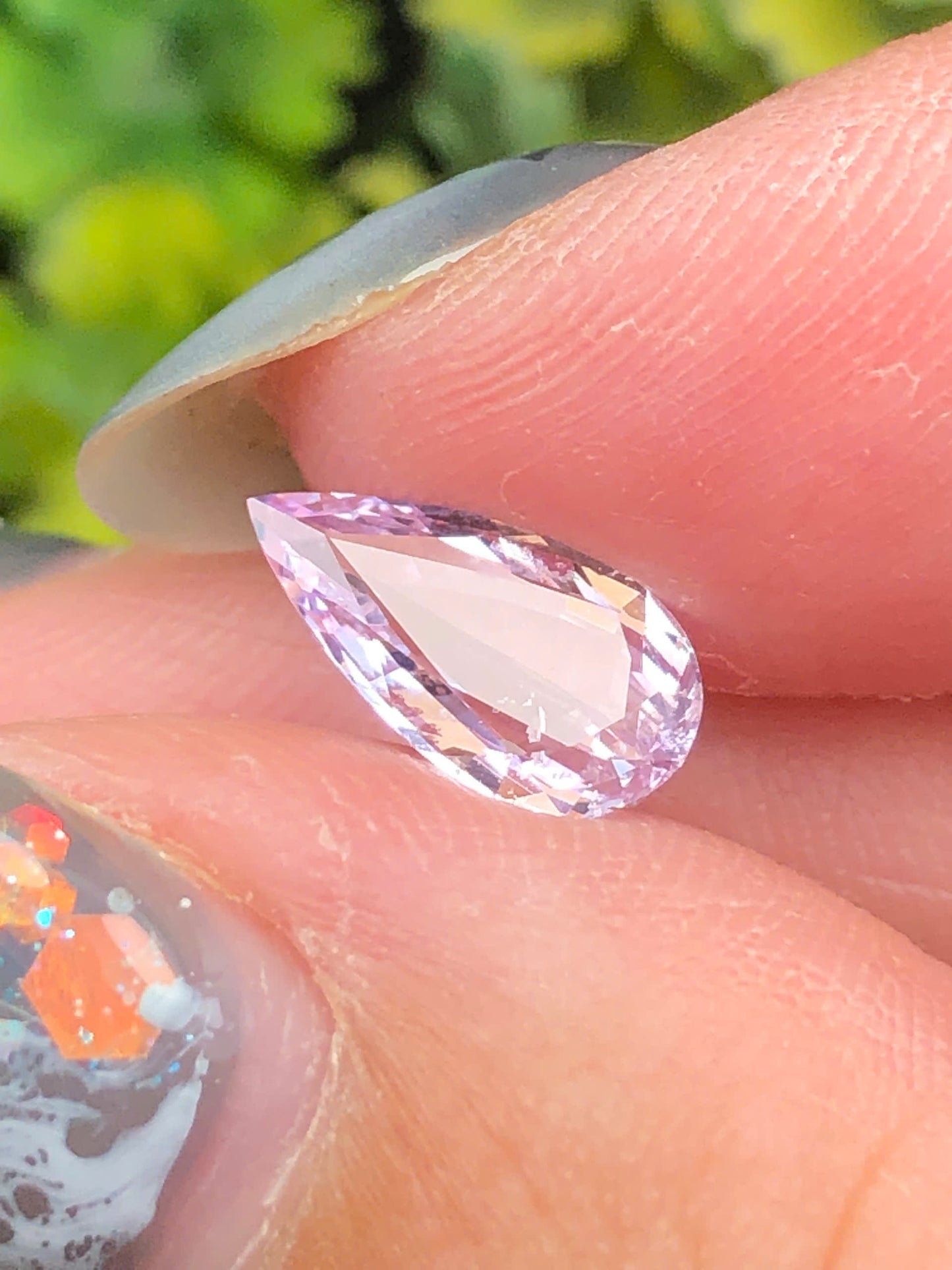 Natural White Pink Spinel LucYen 1.18ct - 200653HU
