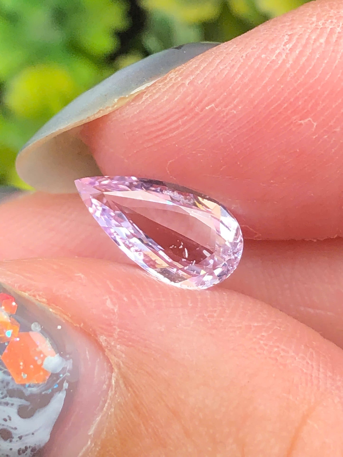Natural White Pink Spinel LucYen 1.18ct - 200653HU