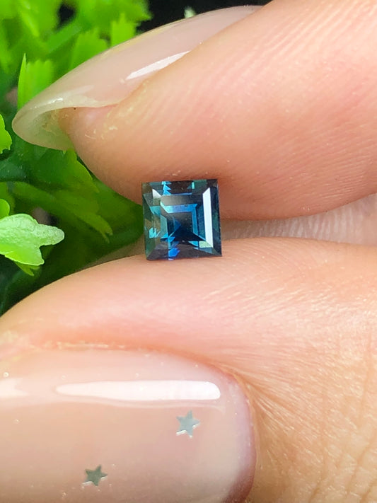 Natural teal blue sapphire LụcYên _ 13072633HU