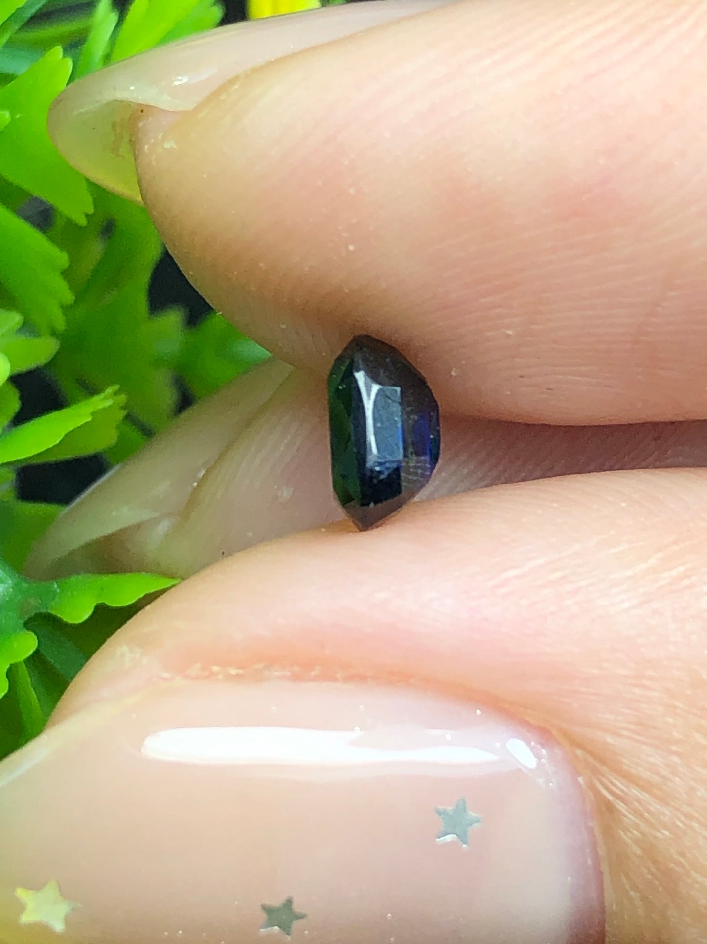 Natural teal blue sapphire LụcYên _ 13072647HU