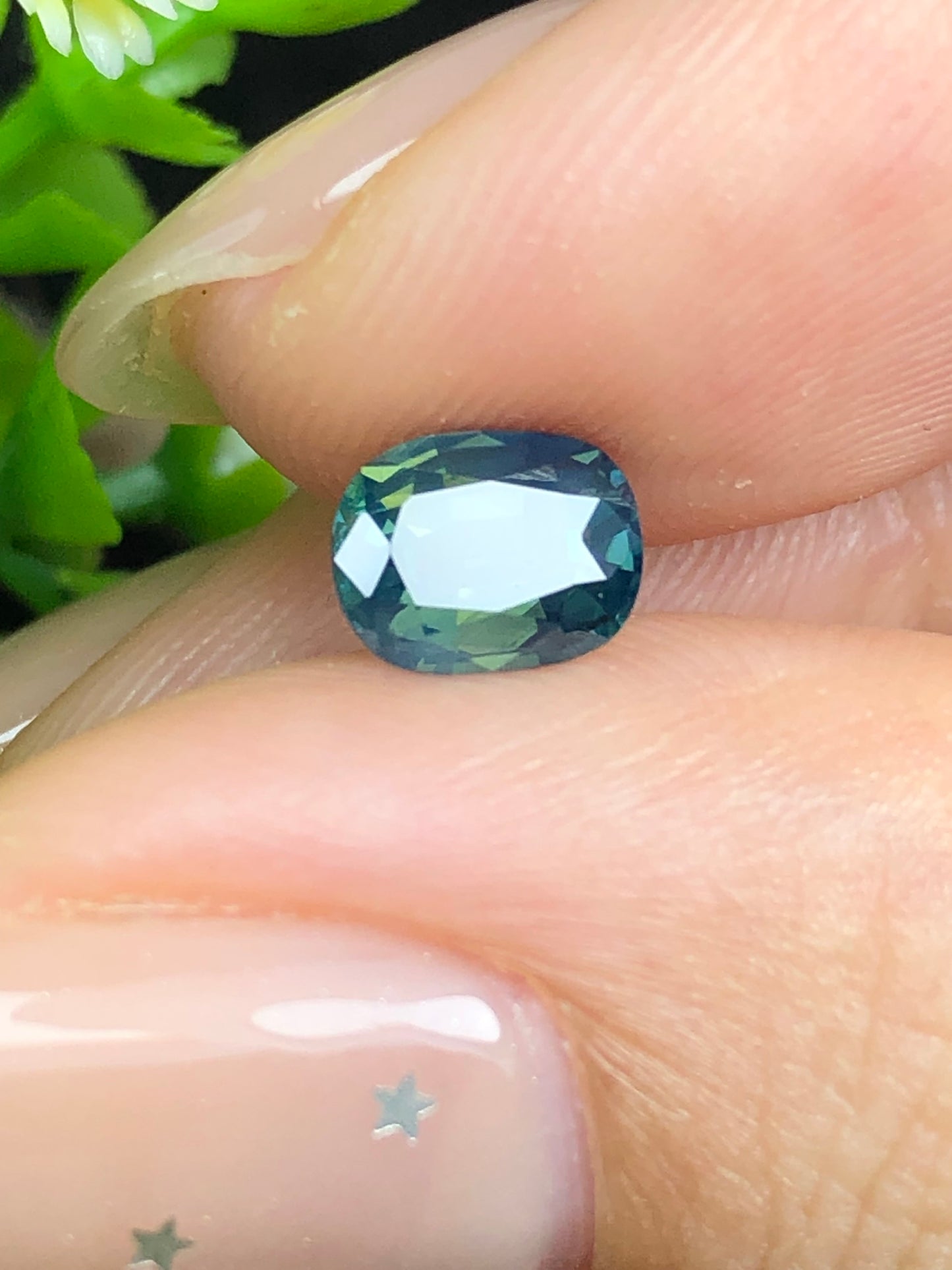 Natural teal blue sapphire LụcYên_13072650HU