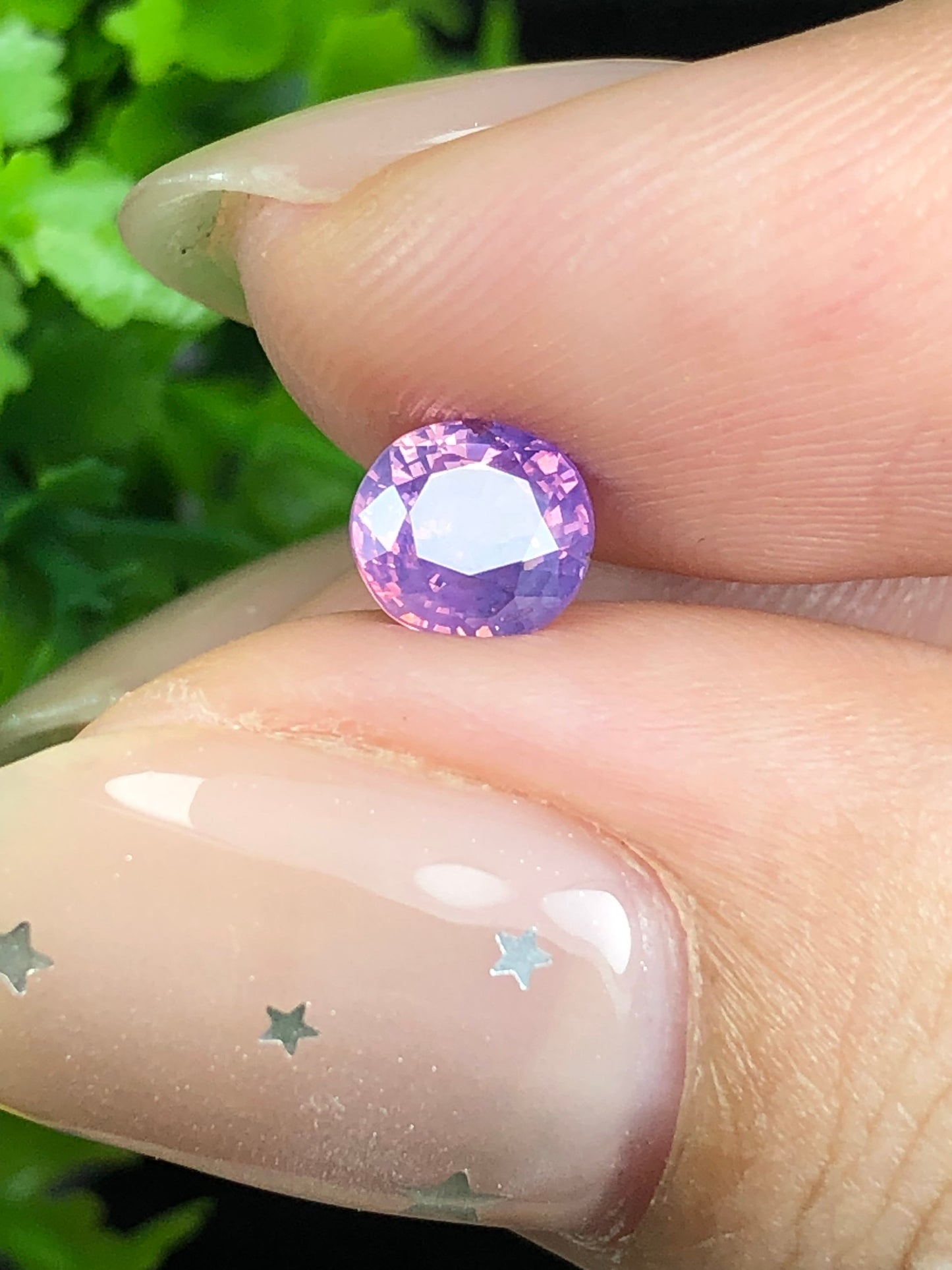 Natural purple silky Sapphire LucYen 0.98ct _15072640HG