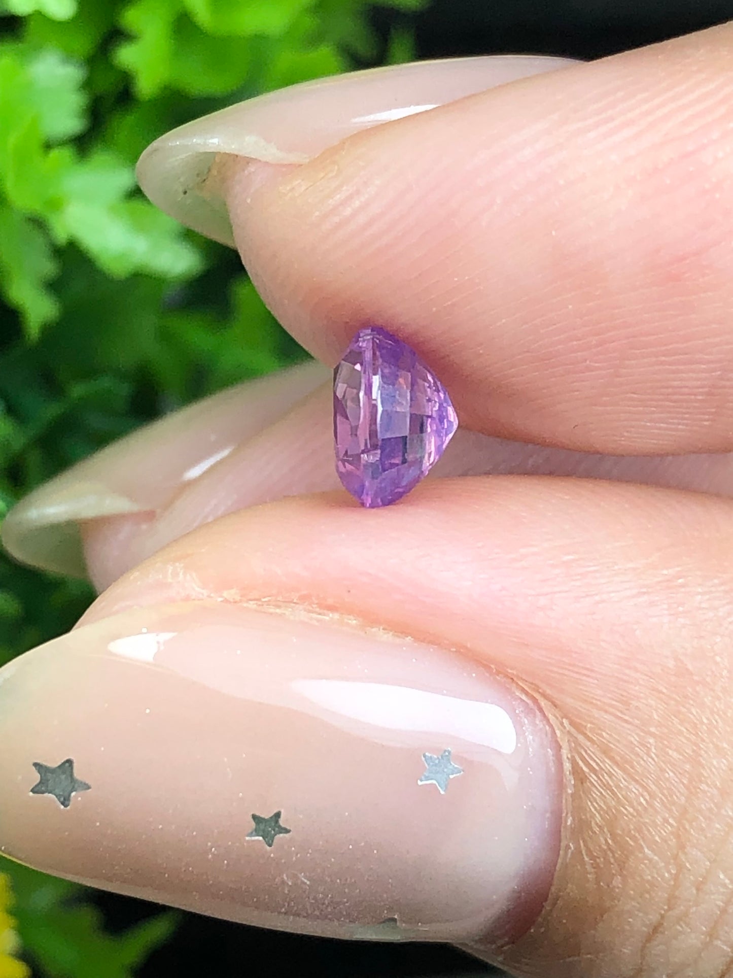 Natural purple silky Sapphire LucYen 0.98ct _15072640HG