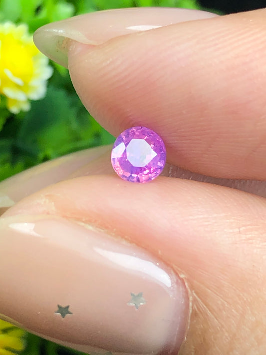 Natural pink silky Sapphire LucYen 0.43ct _16072601HG