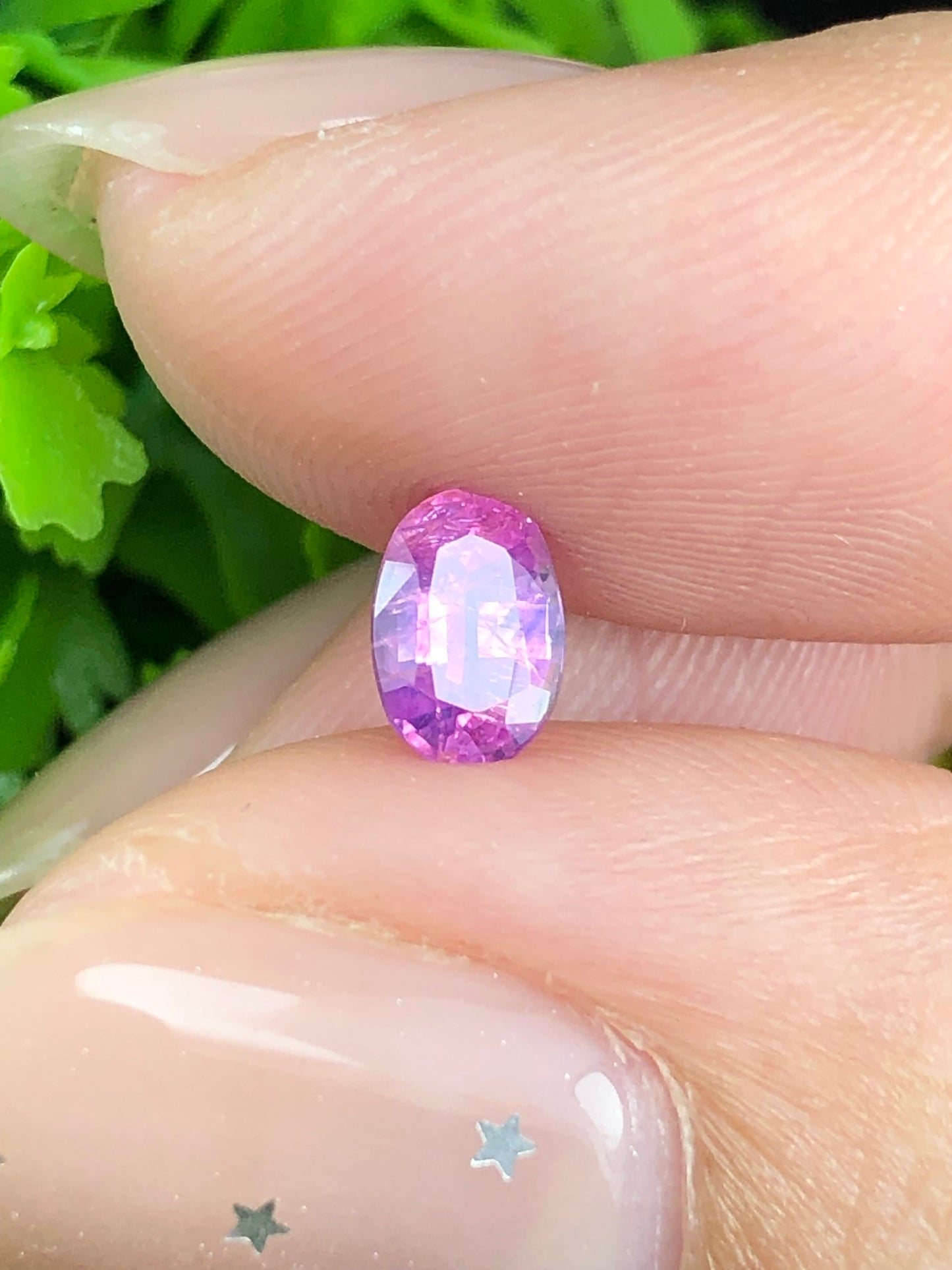 Natural pink silky Sapphire LucYen 0.7ct _16072608HG