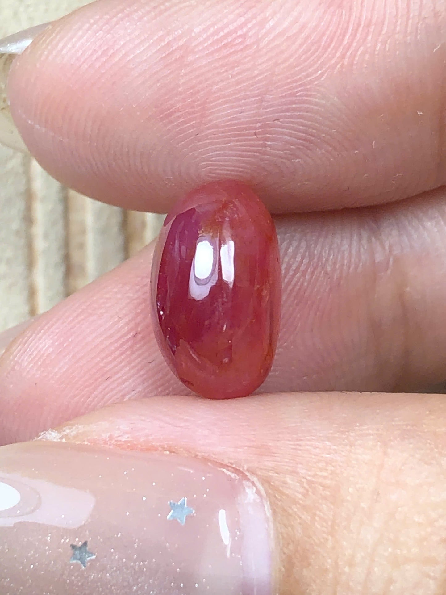 Natural red sapphire Cacbochon Luc Yen 8.15ct-16072636HG