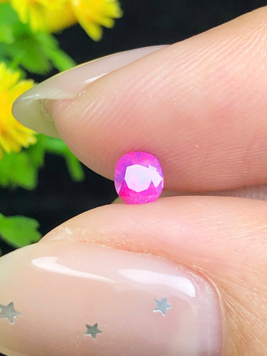 Natural pink silky Sapphire LucYen 0.34ct _17072626HG