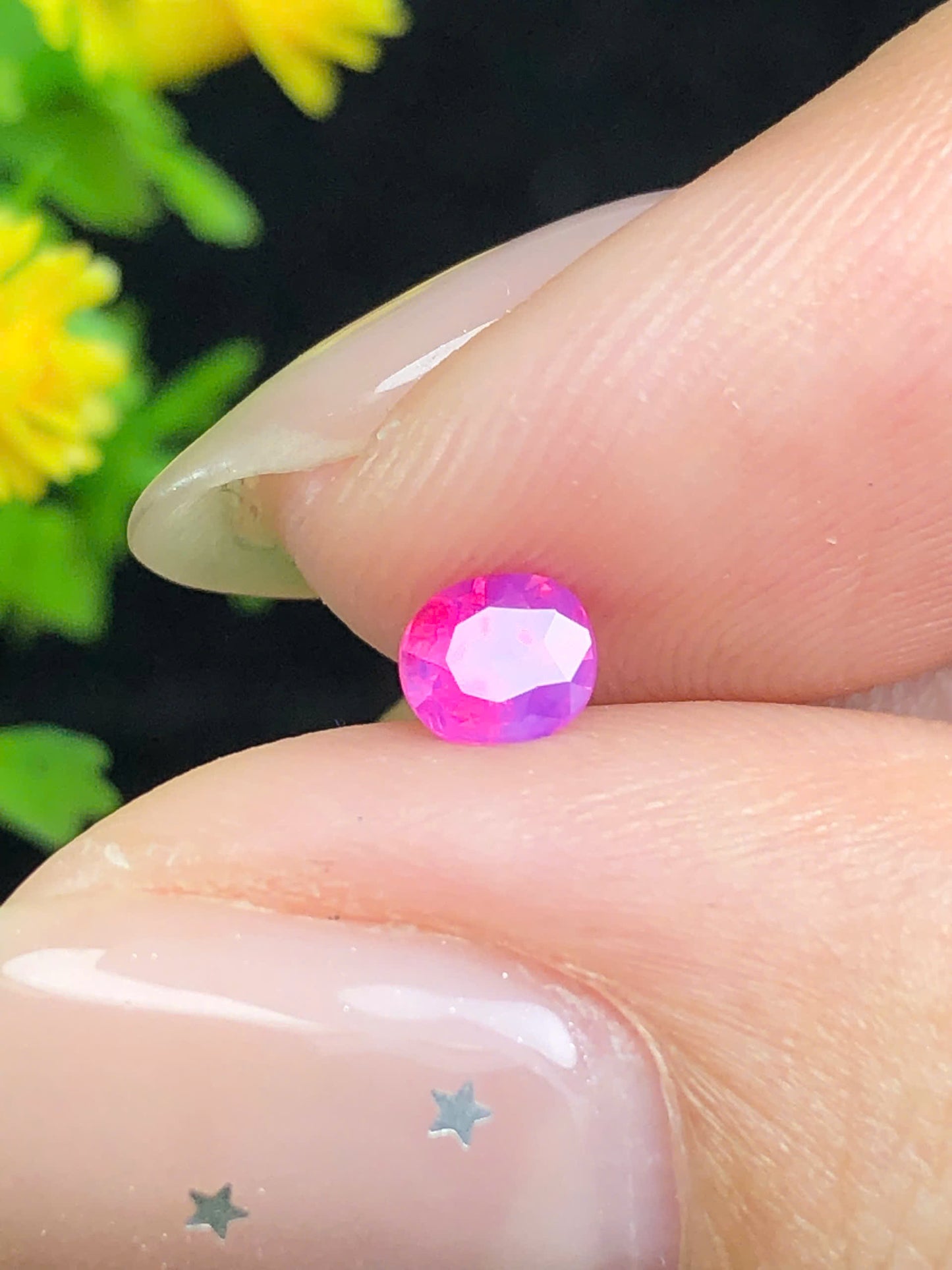 Natural pink silky Sapphire LucYen 0.34ct _17072626HG