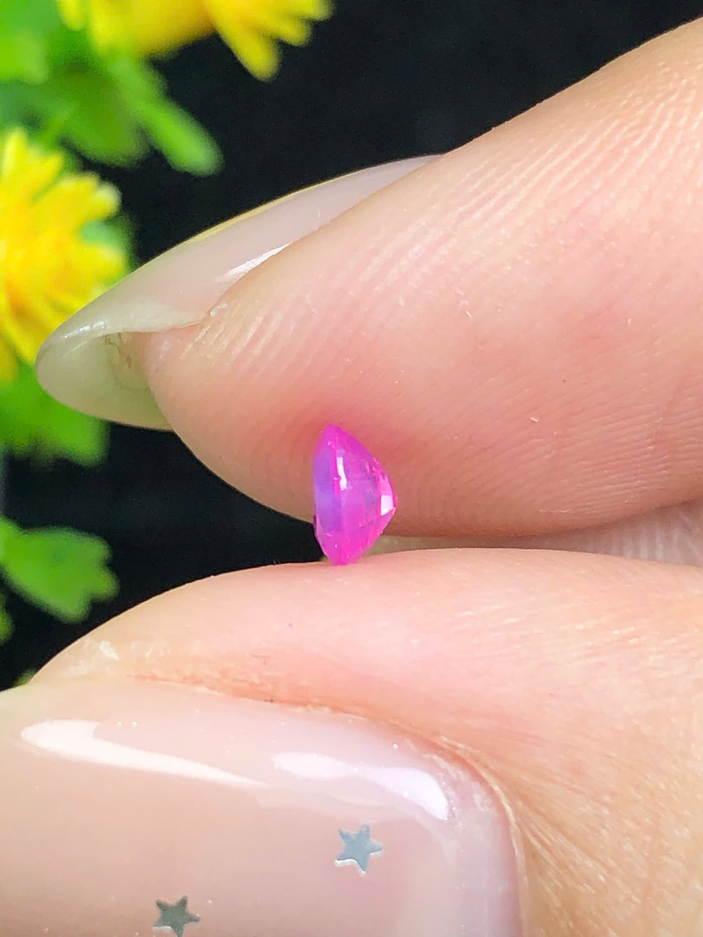 Natural pink silky Sapphire LucYen 0.34ct _17072626HG