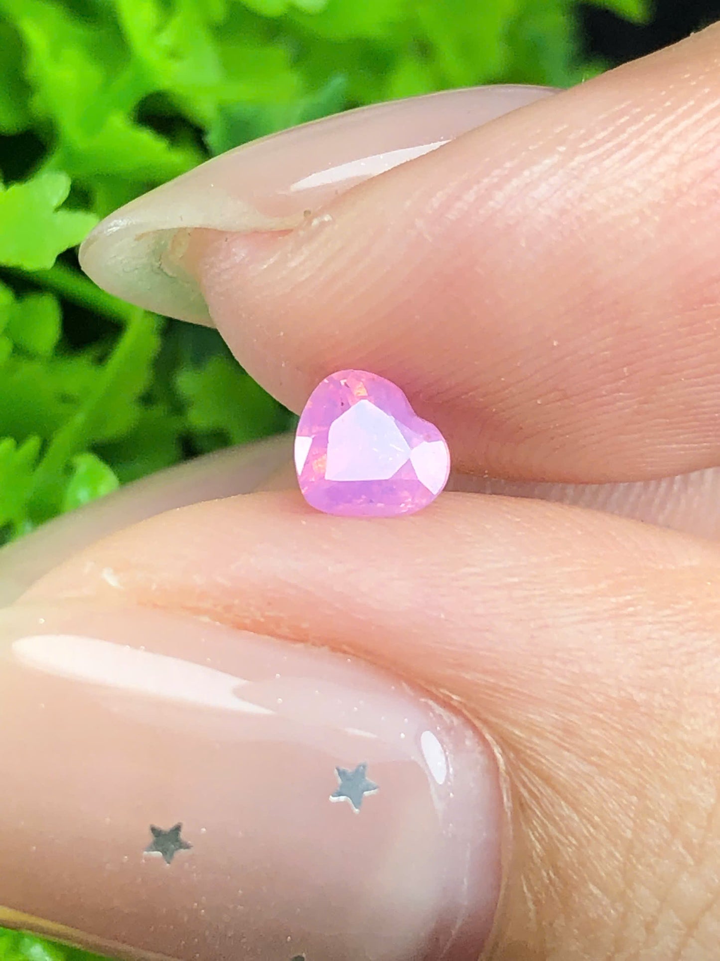 Natural pink silky Sapphire LucYen 0.42ct  _18072607HG