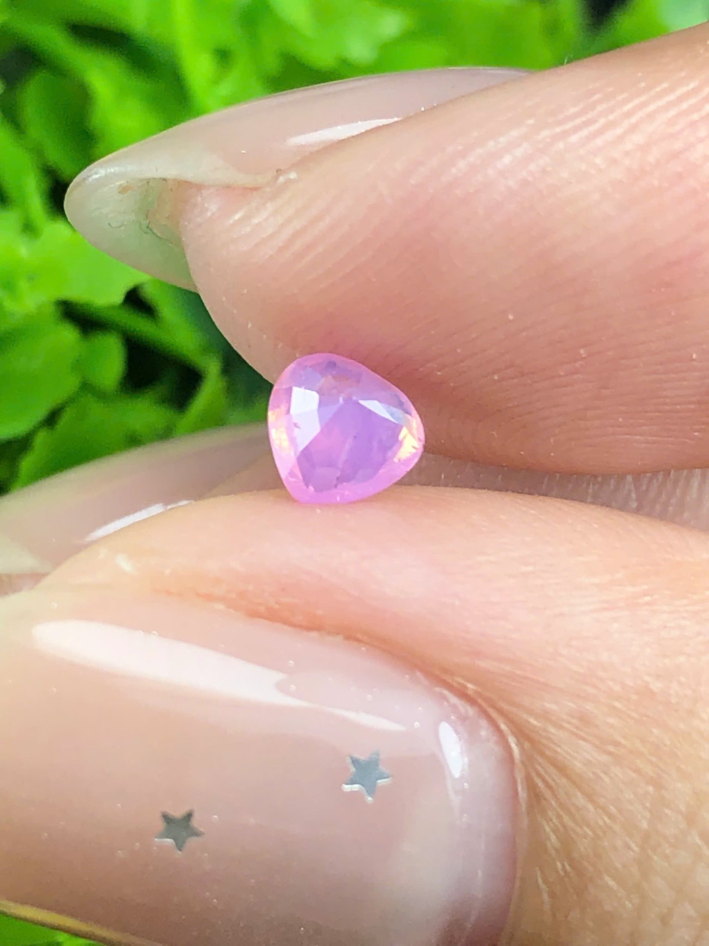 Natural pink silky Sapphire LucYen 0.42ct  _18072607HG